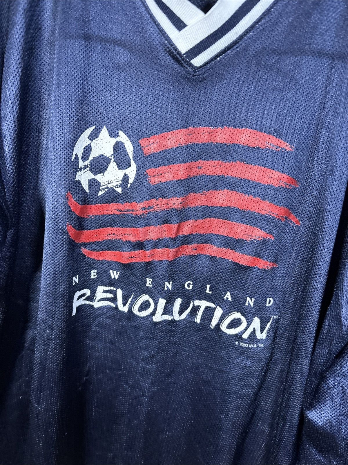 Other Vintage Y2K 2003 New England Revolution MLS Jersey Sz XXL Size US XXL / EU 58 / 5 - 2 Thumbnail