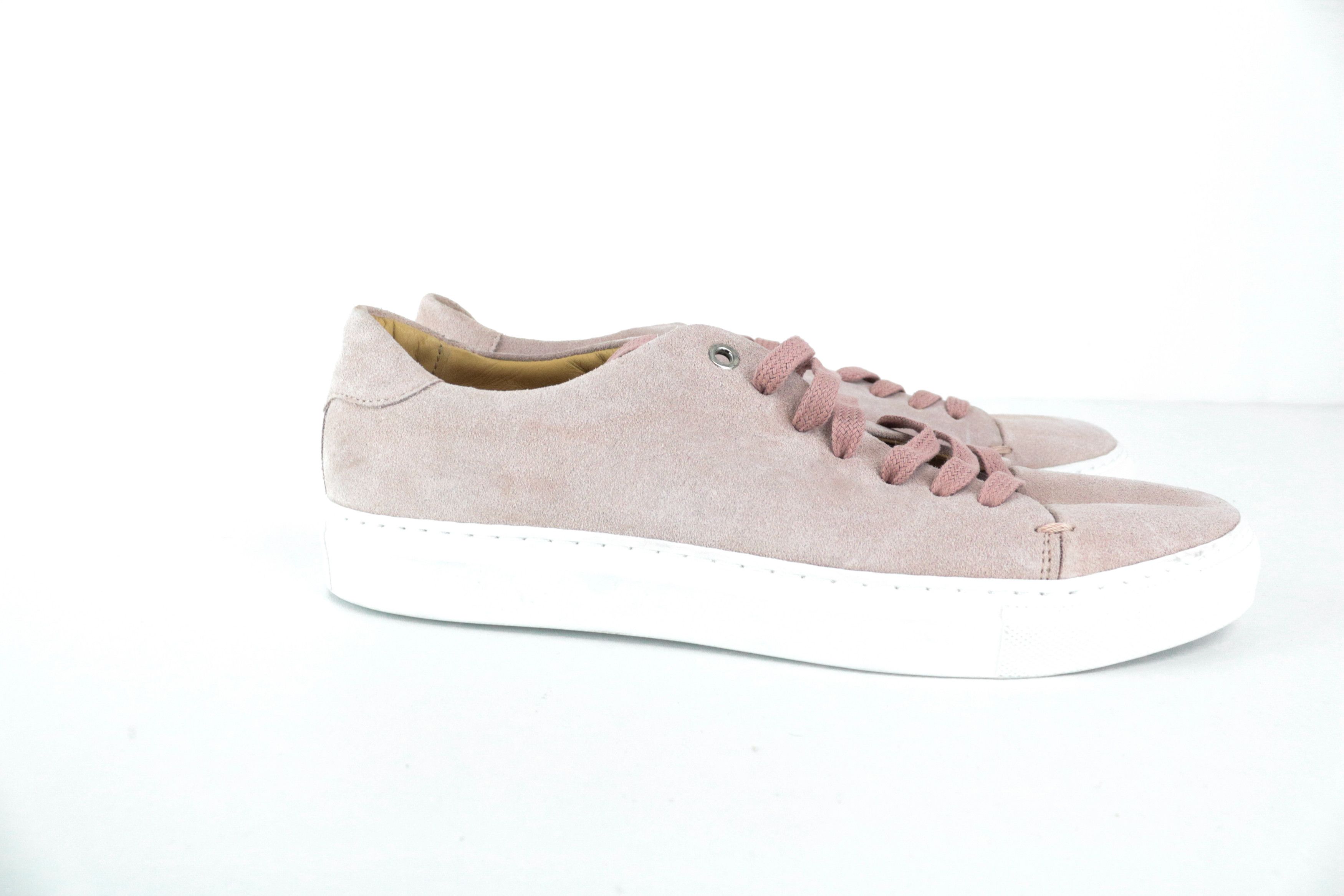 Suitsupply EU41 Pink Leather Suede Sneakers 67092 Size US 8 / EU 41 - 7 Thumbnail