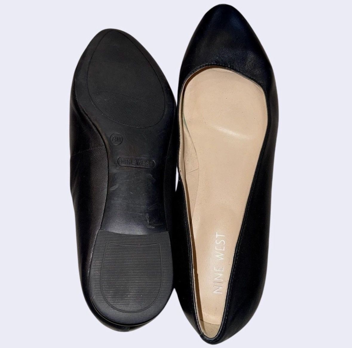 Nine West black flats Size US 7.5 / IT 37.5 - 2 Thumbnail