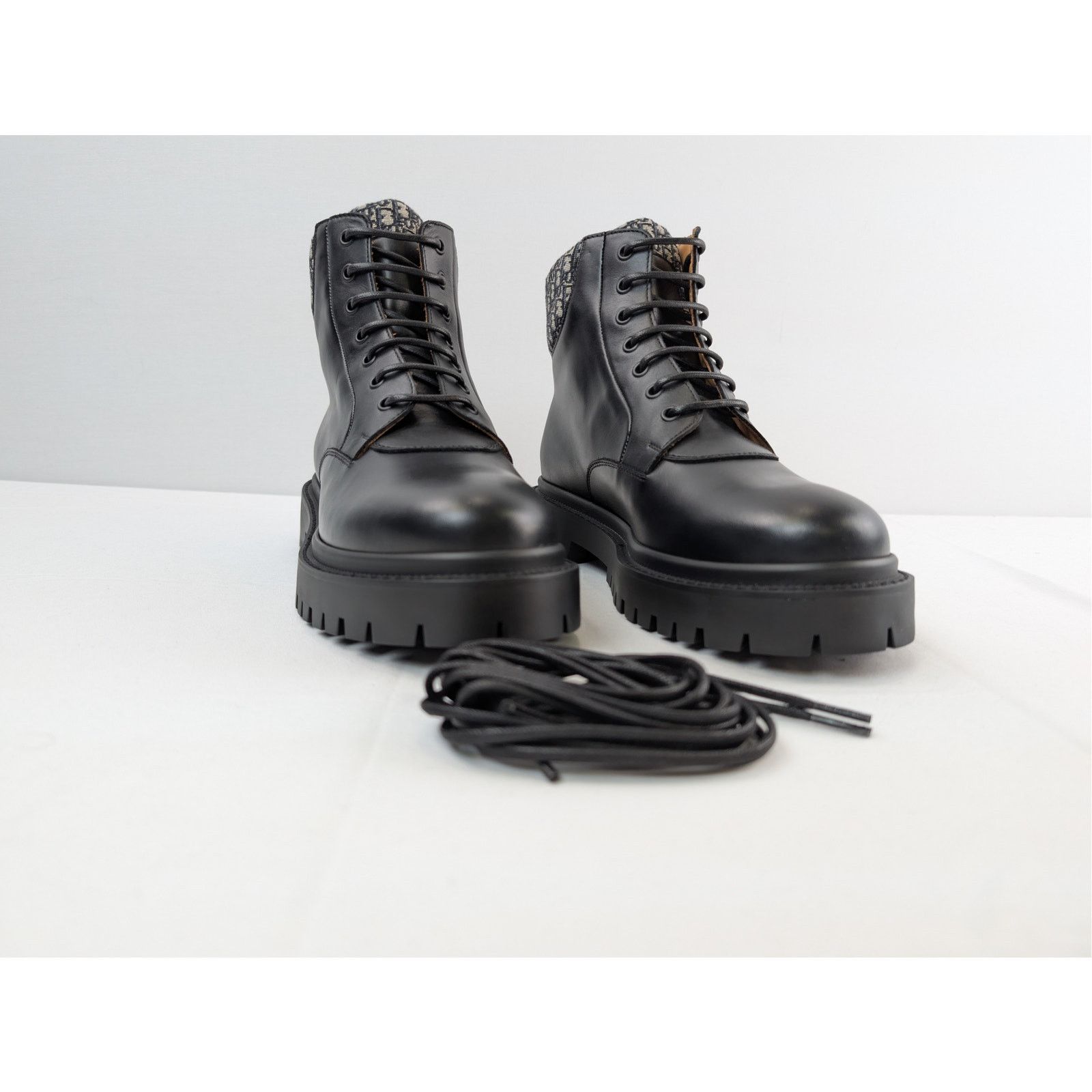 Dior o1rshd1 Q:2 / Oblique jacquard Explorer III Ankle Boot black Size US 12 / EU 45 - 6 Thumbnail