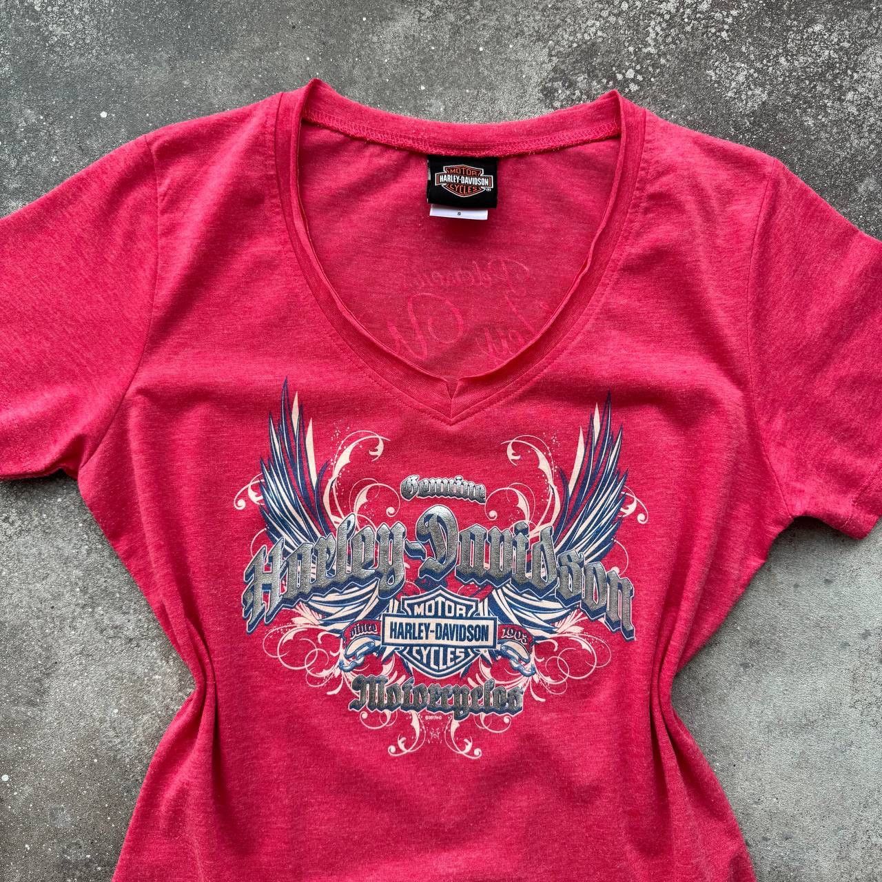 Harley Davidson Harley Davidson Y2K Woman’s Vintage T-Shirt Size S / US 4 / IT 40 - 4 Thumbnail