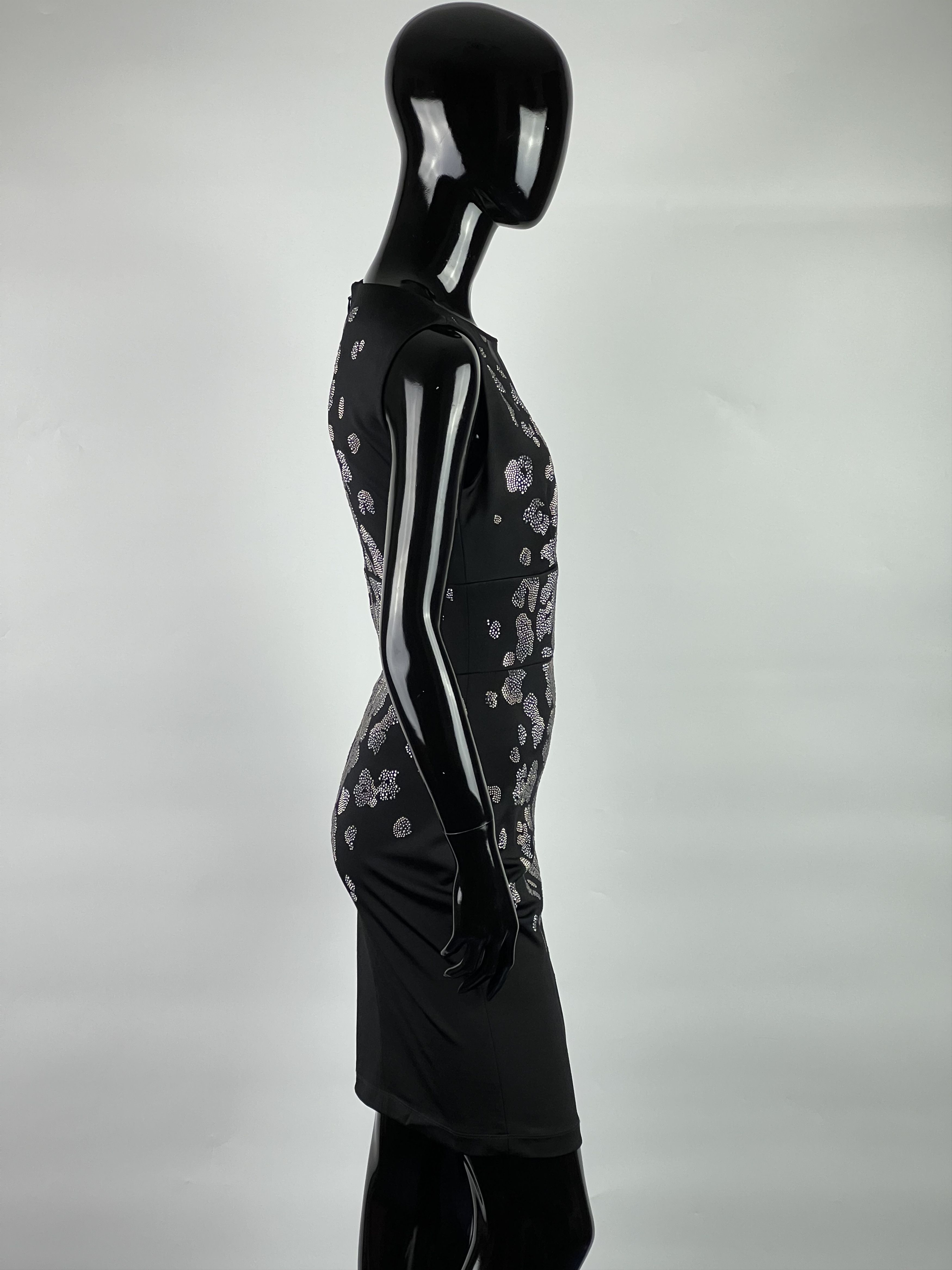 Just Cavalli × Roberto Cavalli Just Cavalli Rhinestones Sleeveless Short Dress Size IT40 Size S / US 4 / IT 40 - 2 Thumbnail