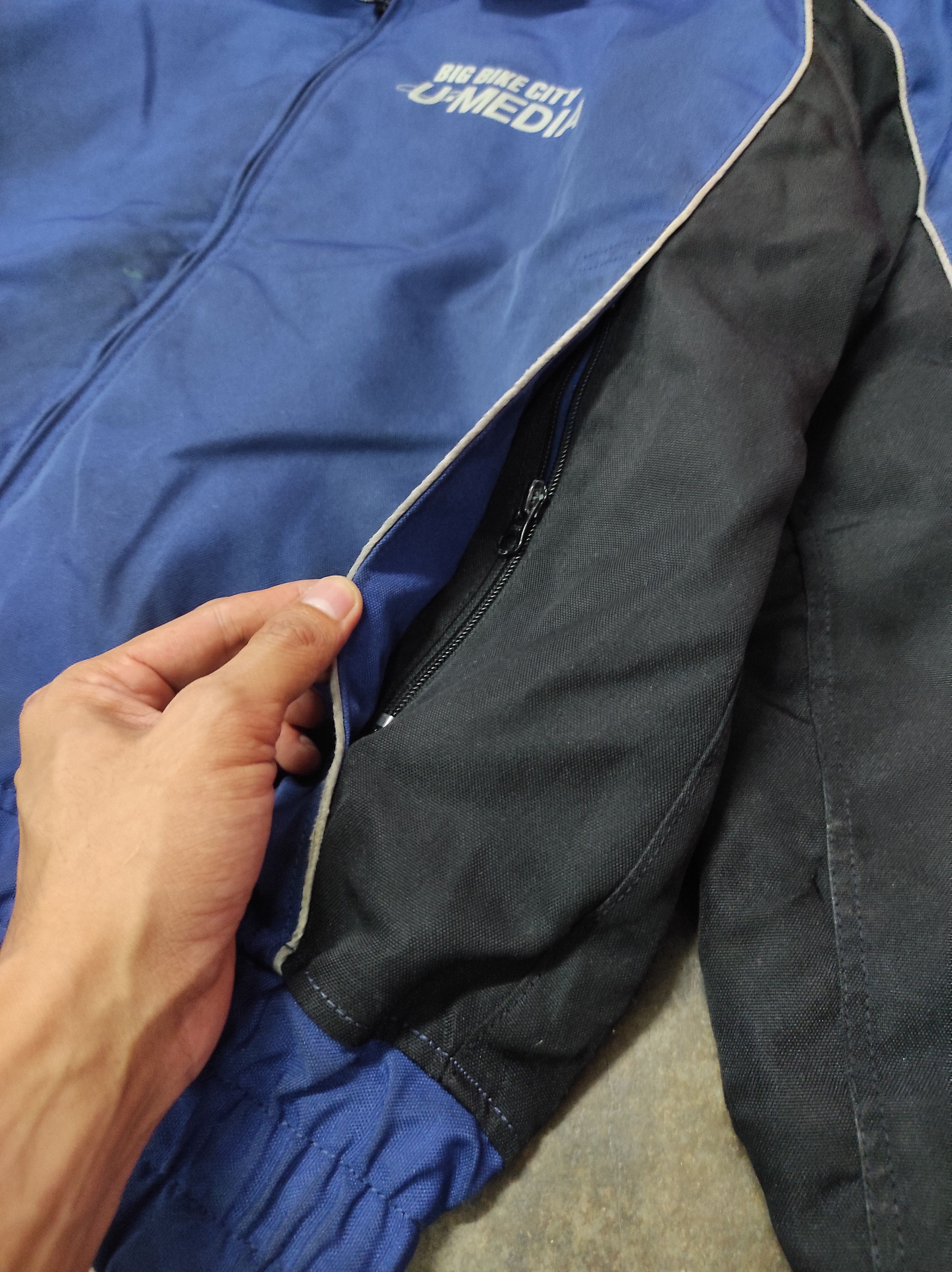 Japanese Brand × Sports Specialties KUSHITANI HAMAMATSU BIG BIKE CITY U MEDIA JACKET DISTRESSED Size US XL / EU 56 / 4 - 7 Thumbnail