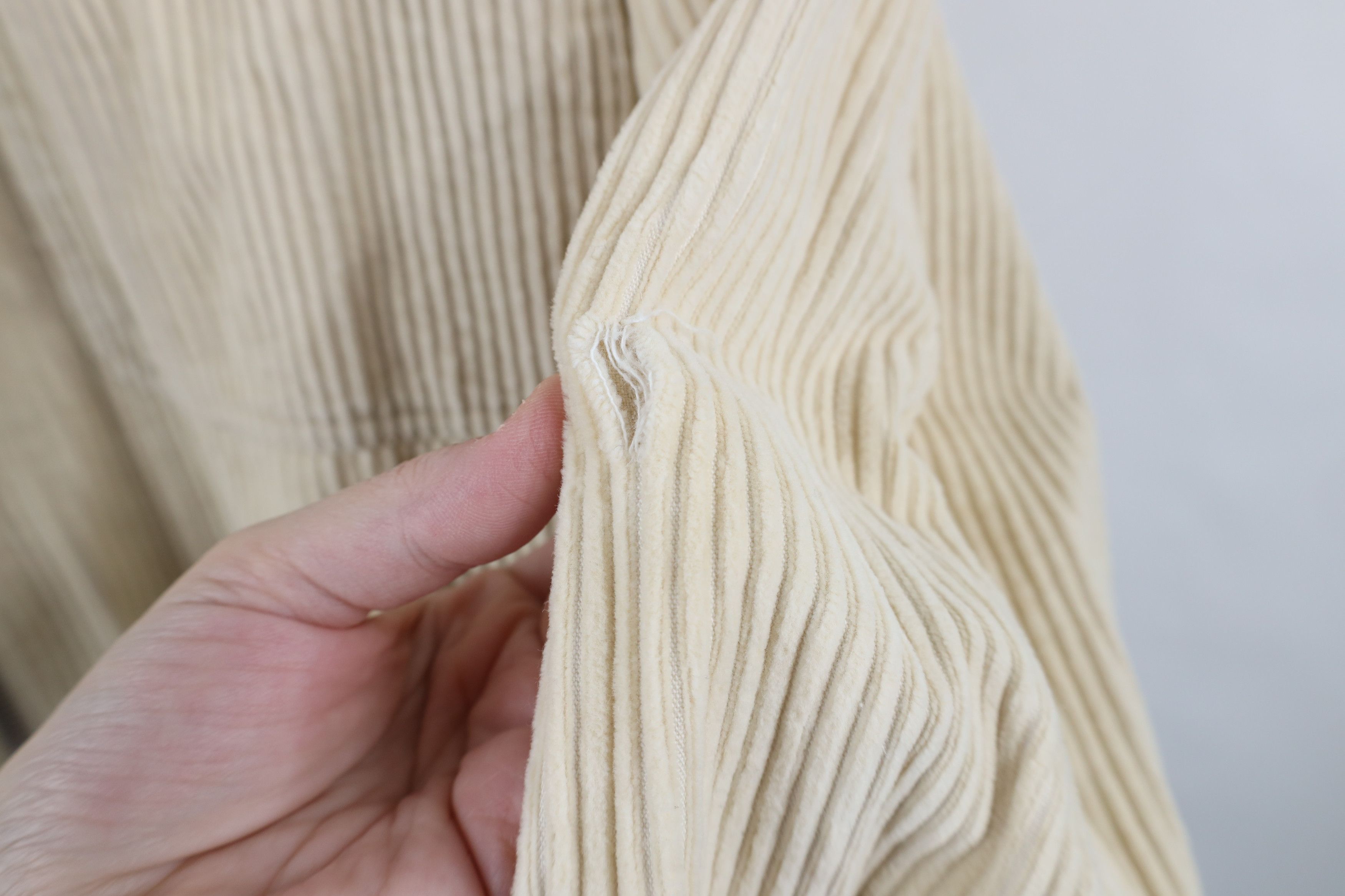 UNIONBAY × Vintage Vintage 90s Unionbay Baggy Fit Corduroy Shirt Jacket Beige Size XL / US 12-14 / IT 48-50 - 7 Thumbnail