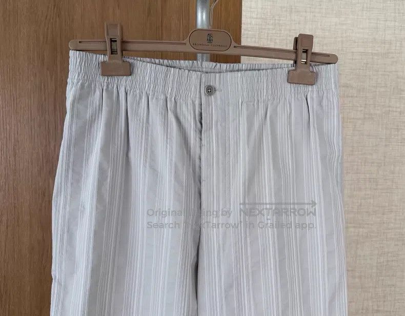 Hermes Hermes Men's Thin Drawstring Pants for Spring and Summer Size US 40 / EU 56 - 2 Thumbnail
