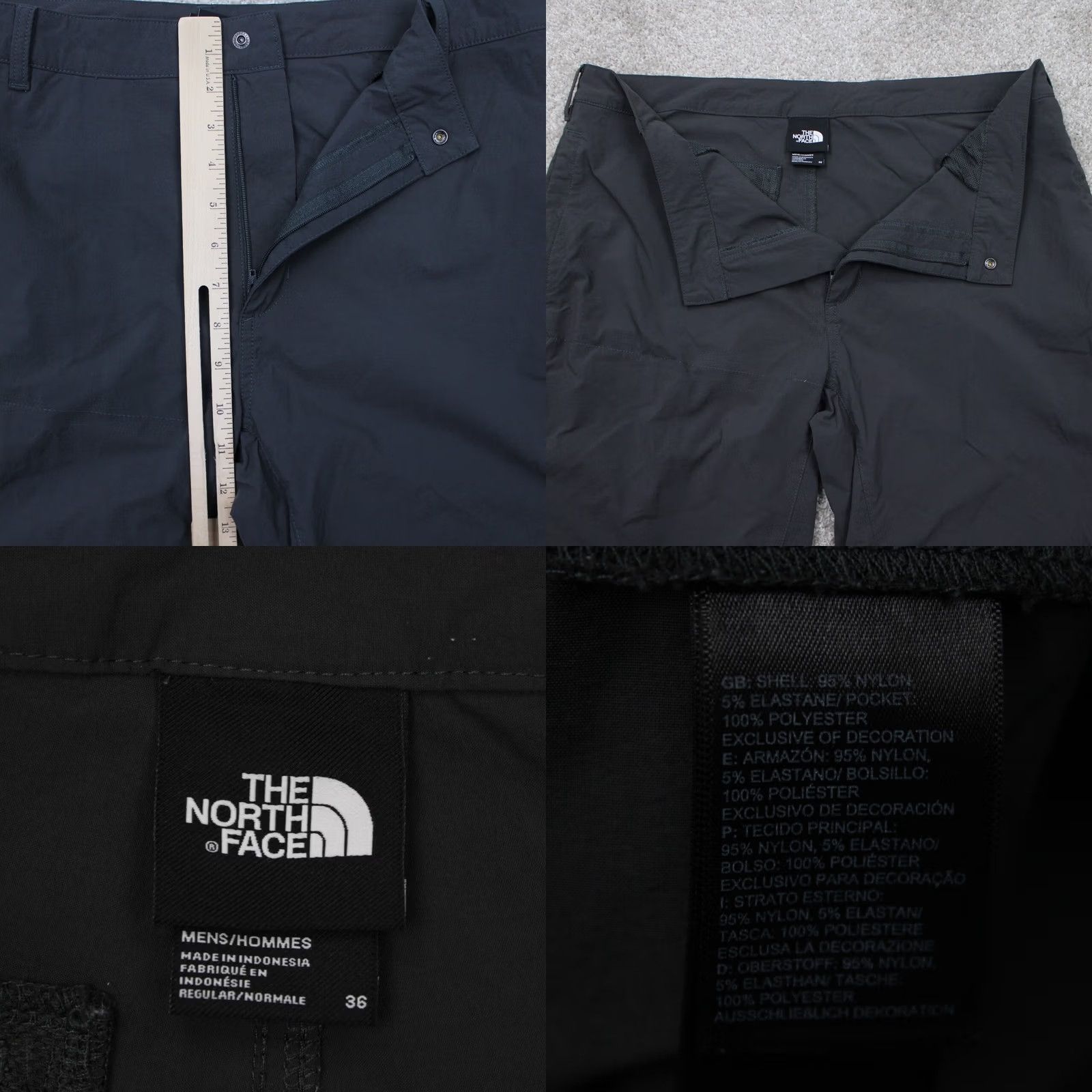 The North Face The North Face Cargo Shorts Men 36 Black Nylon Stretch 9" Inseam Flat Front Front 9in Inseam Size US 36 / EU 52 - 8 Thumbnail