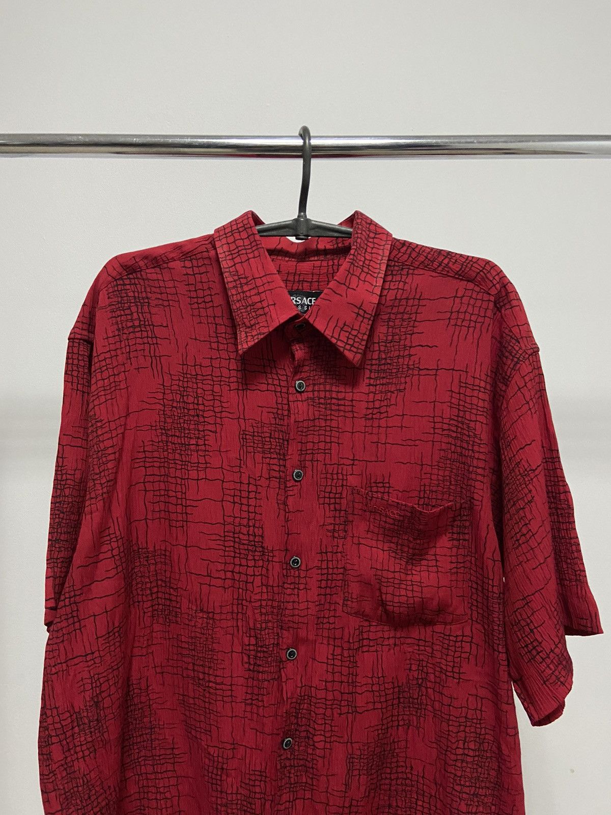 Versace × Vintage Versace Waves Vintage shirts Button ups Small Logo Size US XL / EU 56 / 4 - 2 Thumbnail
