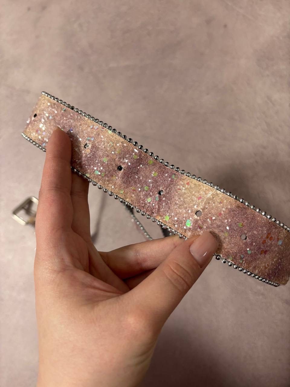 Japanese Brand Belt vintage japanese distressed rhinestones simon style Size ONE SIZE - 4 Thumbnail