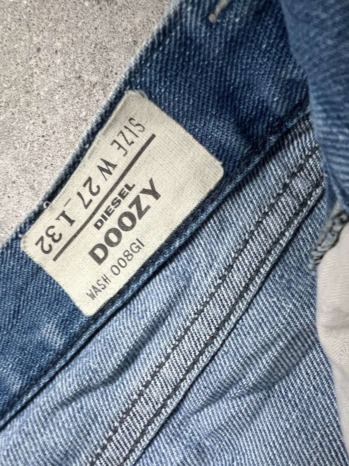 Diesel × Hysteric Glamour × Le Grande Bleu (L.G.B.) Rare Diesel jeans IfSixWasNine style junya LGB Y2K Size 27" / US 4 / IT 40 - 9 Thumbnail