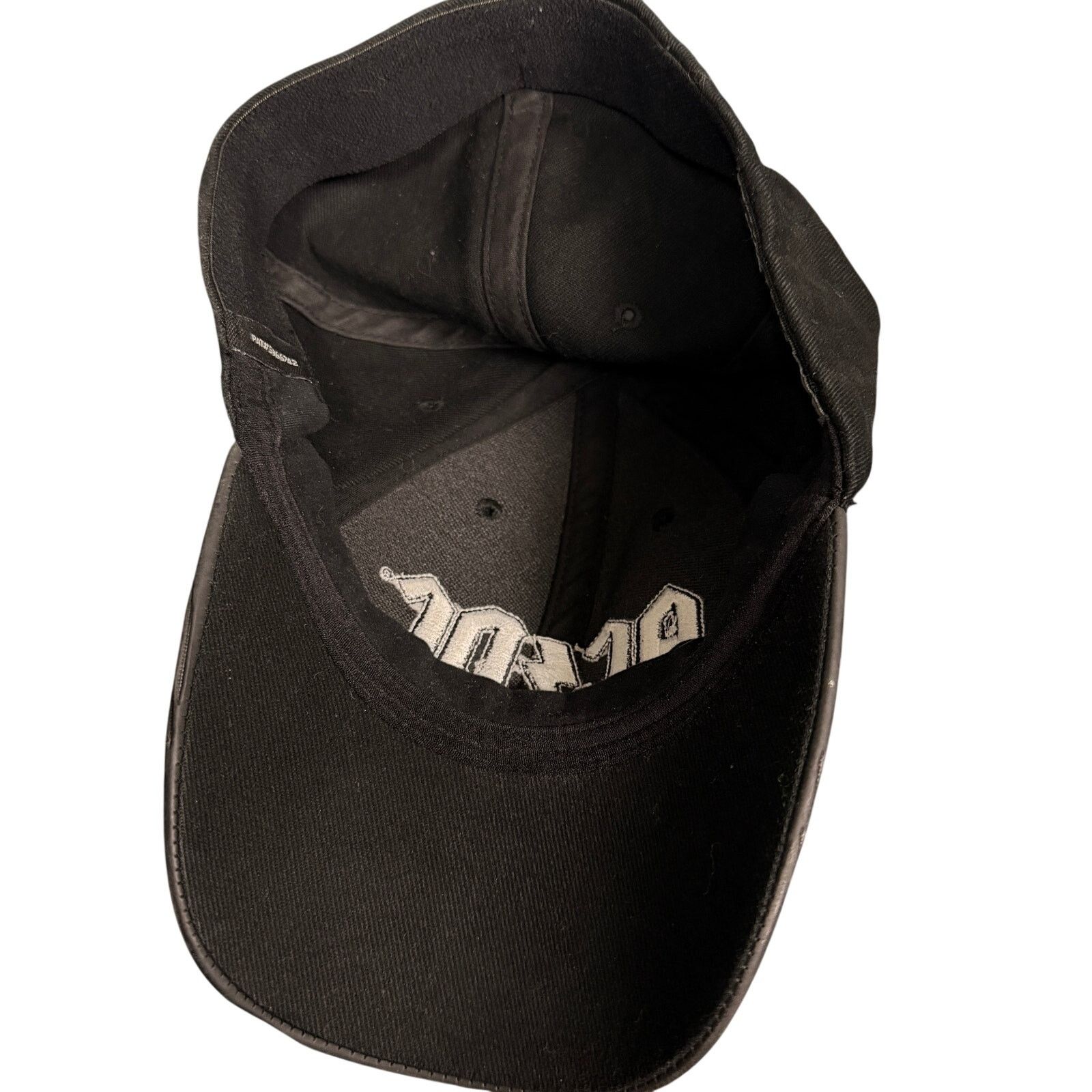 AC/DC VTG Y2K AC/DC Back In Black Flex Fit Heavy Metal Rock Hat Size ONE SIZE - 7 Thumbnail