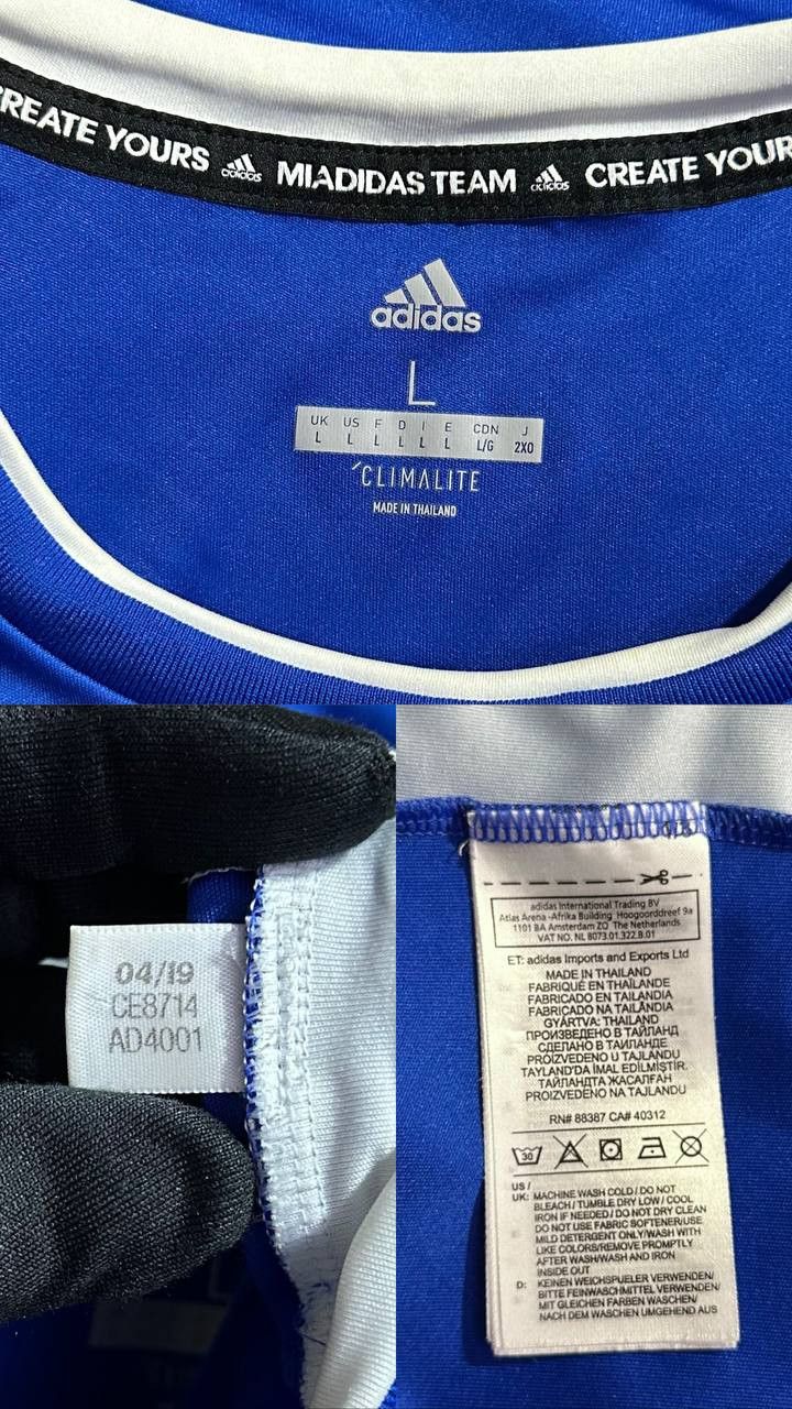 Adidas Ipswish Town 2019 - 2020 Home Football Shirt jersey Adidas Size US L / EU 52-54 / 3 - 6 Thumbnail