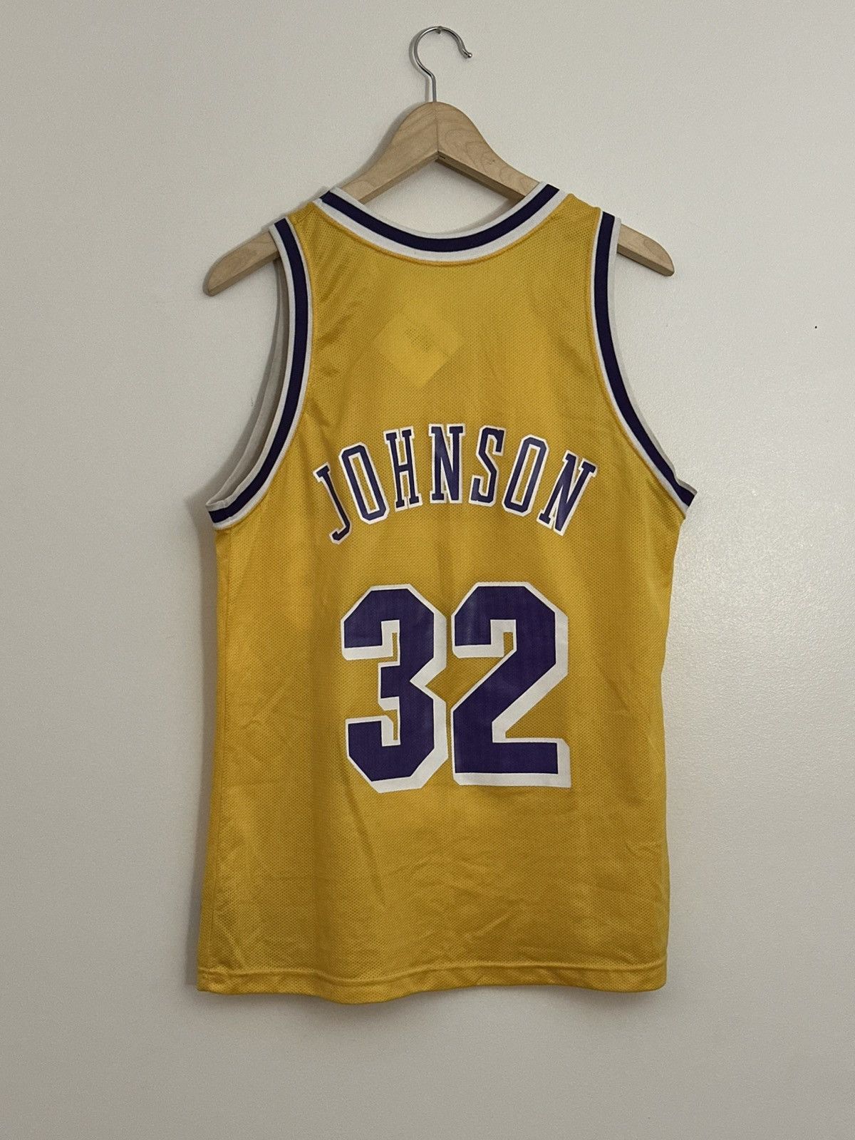 Champion Vintage 90s Los Angeles Lakers Magic Johnson Champion Jersey Size US M / EU 48-50 / 2 - 5 Thumbnail