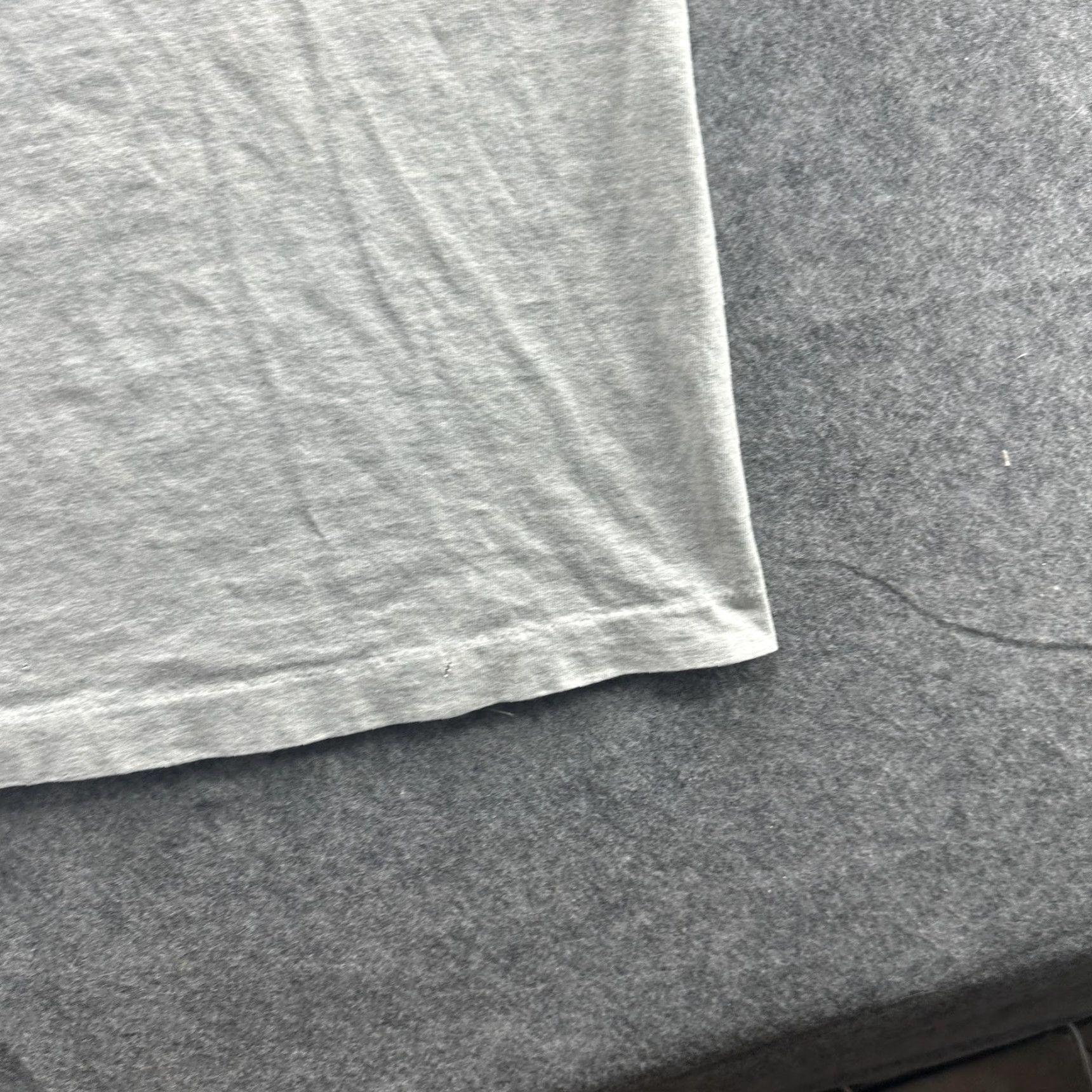 Fruit Of The Loom VINTAGE Fruit of the Loom T-Shirt Mens Large Gray 90s School Athletic Graphic Tee Size US L / EU 52-54 / 3 - 5 Thumbnail