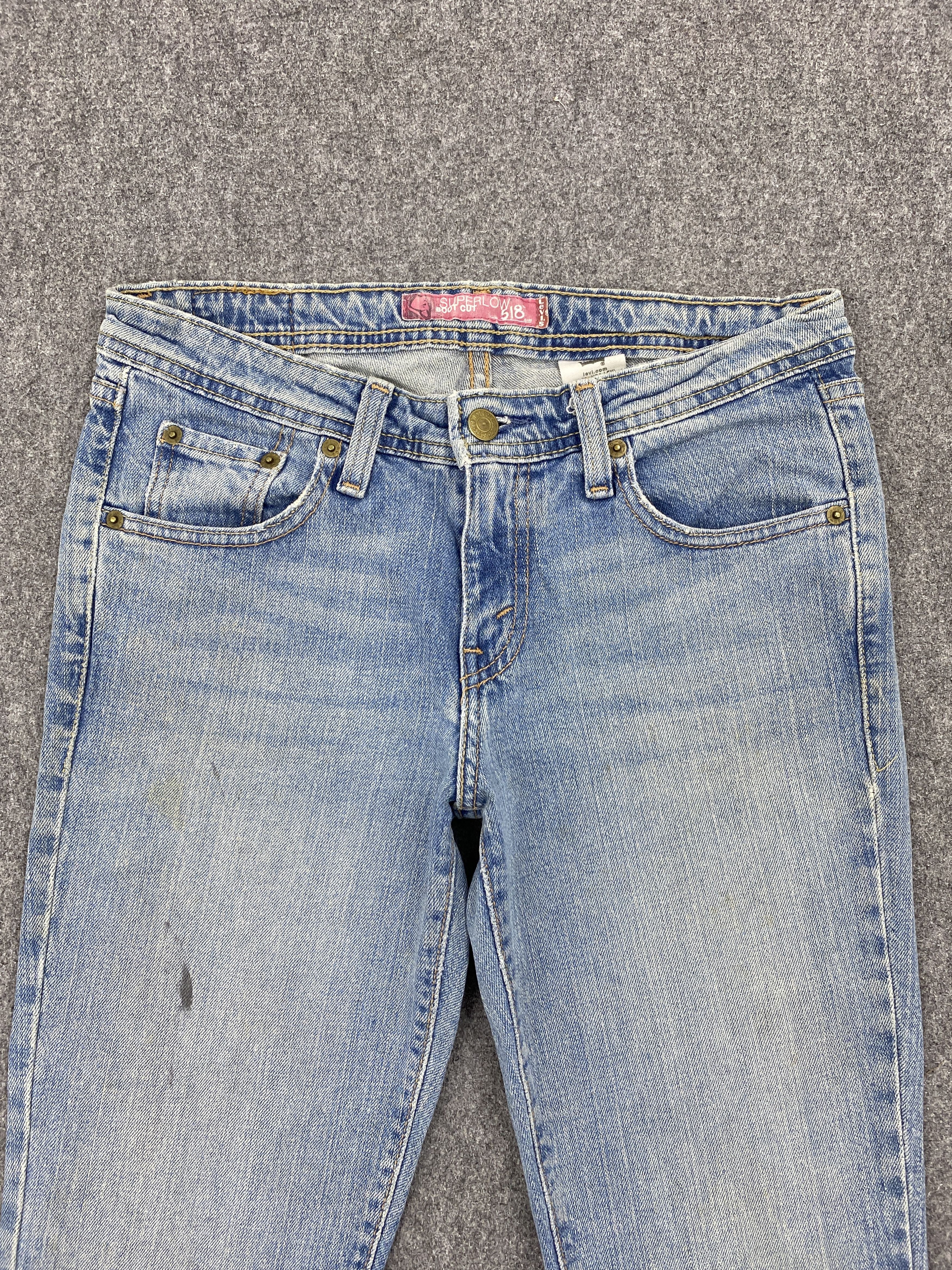 Levi's Vintage levis 518 Flare Bootcut Blue Denim DP2628 Size US 28 / EU 44 - 2 Thumbnail