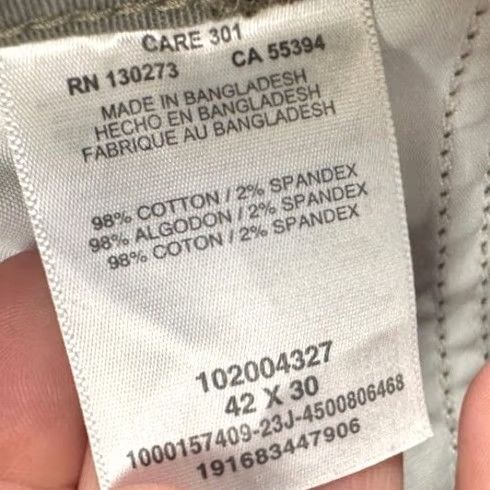 Lee Lee Cargo Pants Mens 42X30 Grey Straight Leg Flat Front Outdoor Stretch Logo NEW Size US 42 / EU 58 - 6 Thumbnail