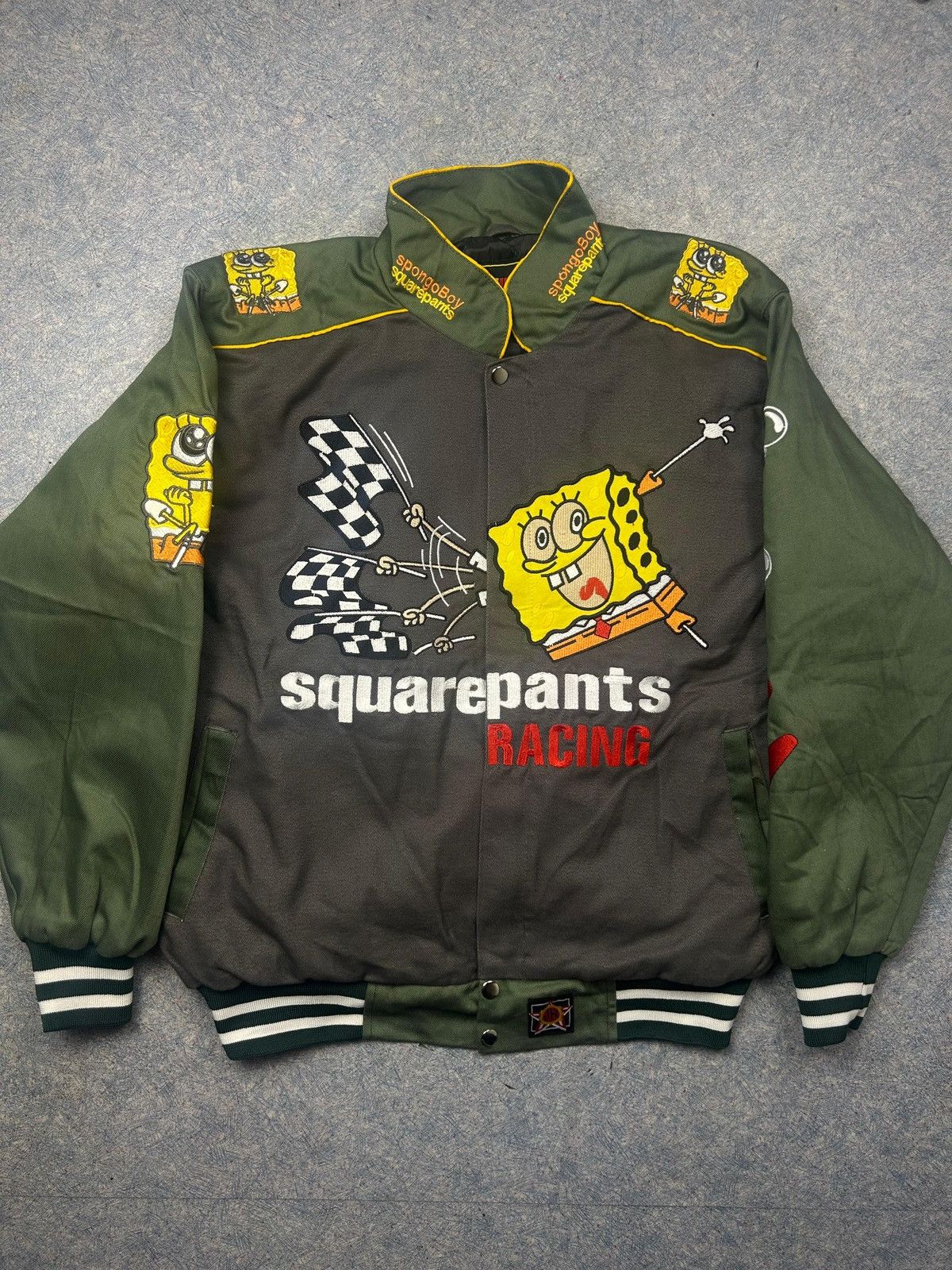 NASCAR NASCAR SpongeBob Racing Jacket Vintage Size US L / EU 52-54 / 3 - 1 Thumbnail