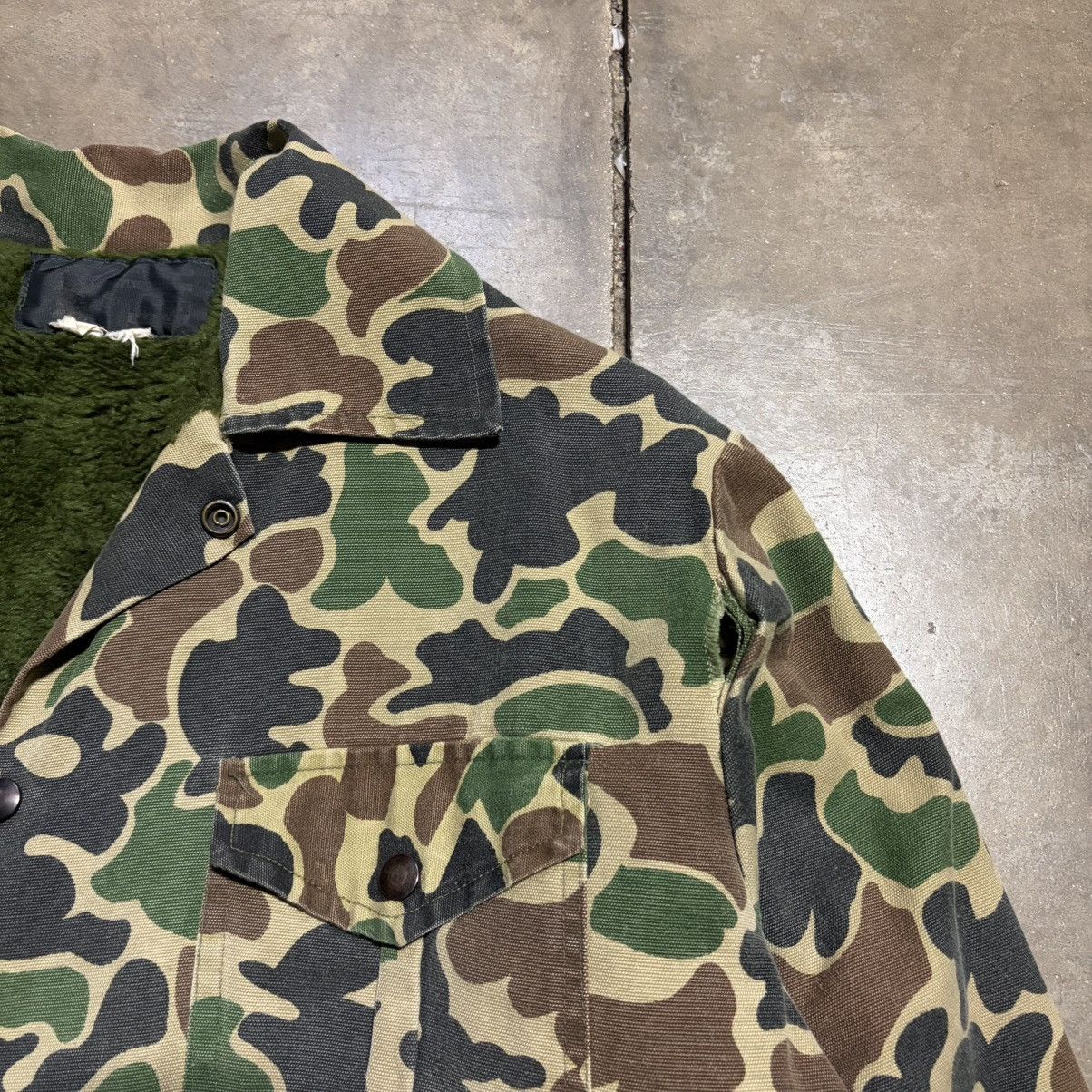 Vintage Vintage 80s Duck Camo Chore Jacket Hunting Outdoor Utility Size US L / EU 52-54 / 3 - 6 Thumbnail