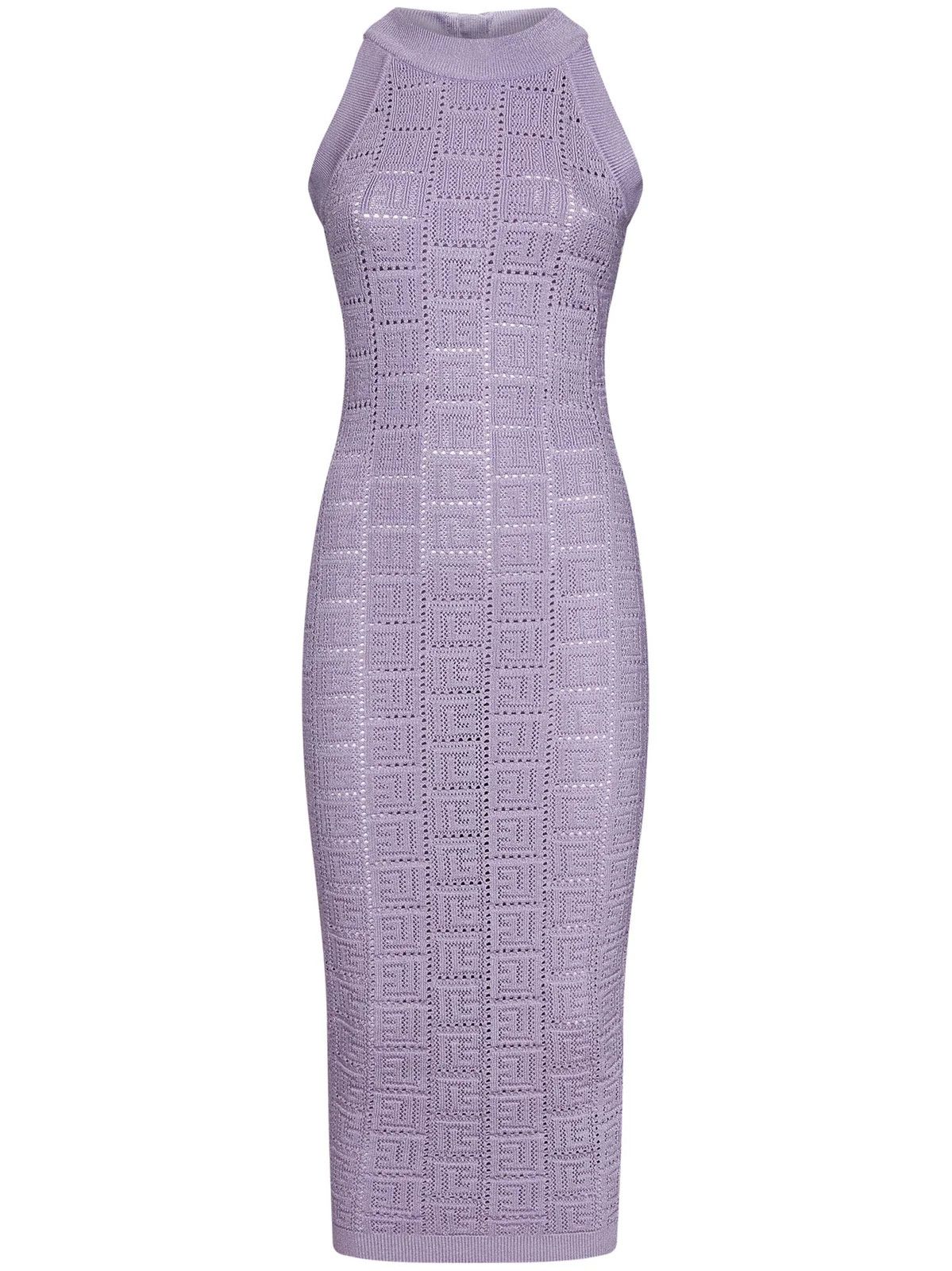 image of Balmain O1W1Db10224 Dress In Purple, Women's (Size Small)