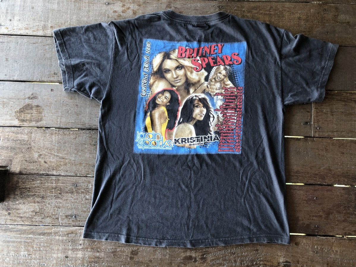 Rap Tees Vintage Britney Spears Circus 09 Tour Shirt Tee Size US L / EU 52-54 / 3 - 6 Thumbnail