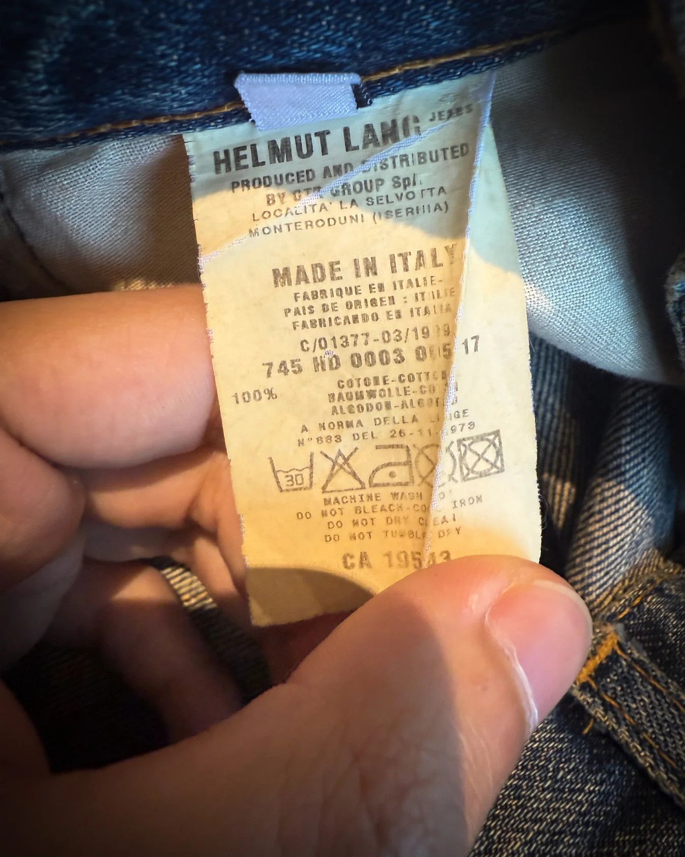 Helmut Lang HELMUT LANG AW1999 PAINTER JEANS Size US 27 - 6 Thumbnail