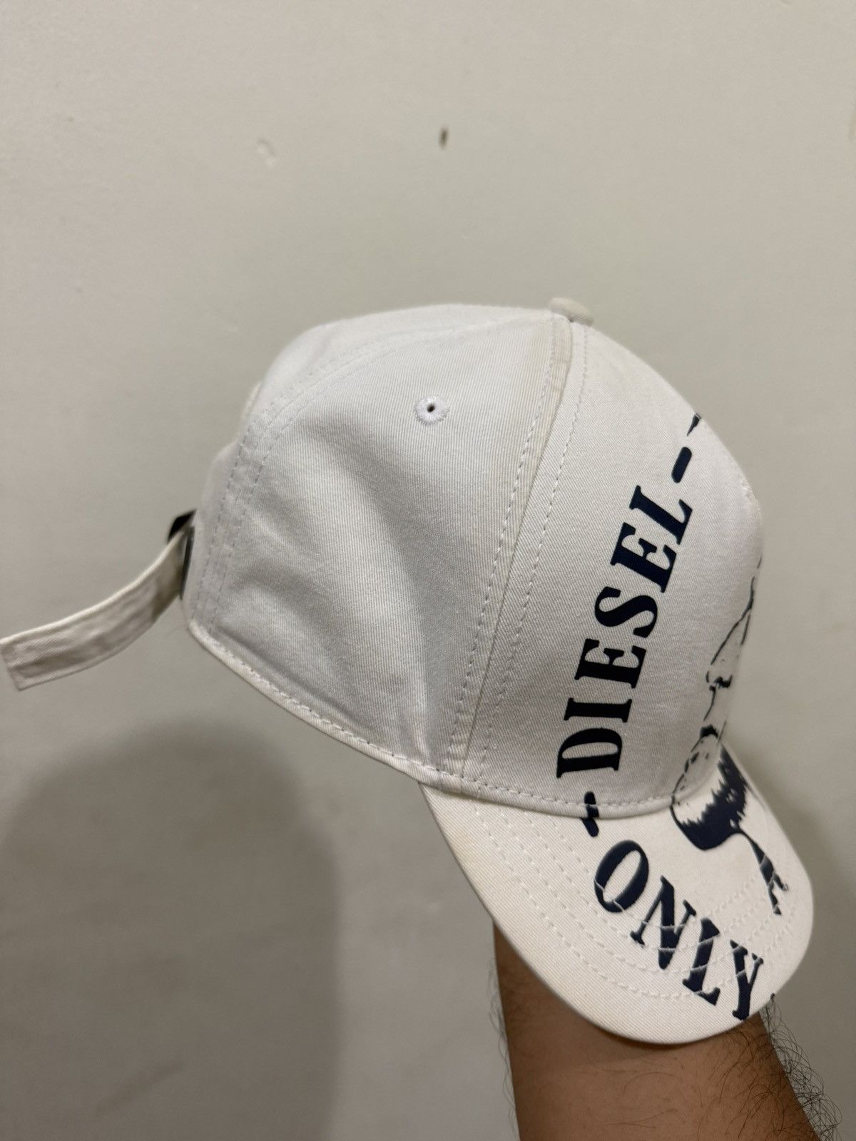 Diesel RARE VTG DIESEL Overprinted Short Visor Hat Size ONE SIZE - 5 Thumbnail