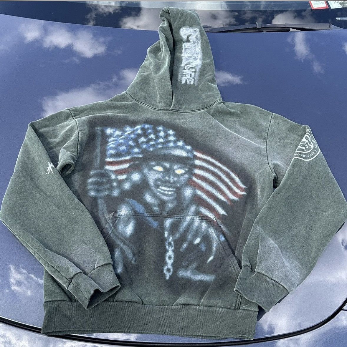 Travis Scott Travis Scott Metlife Exclusive Flag Hoodie Size US M / EU 48-50 / 2 - 1 Thumbnail