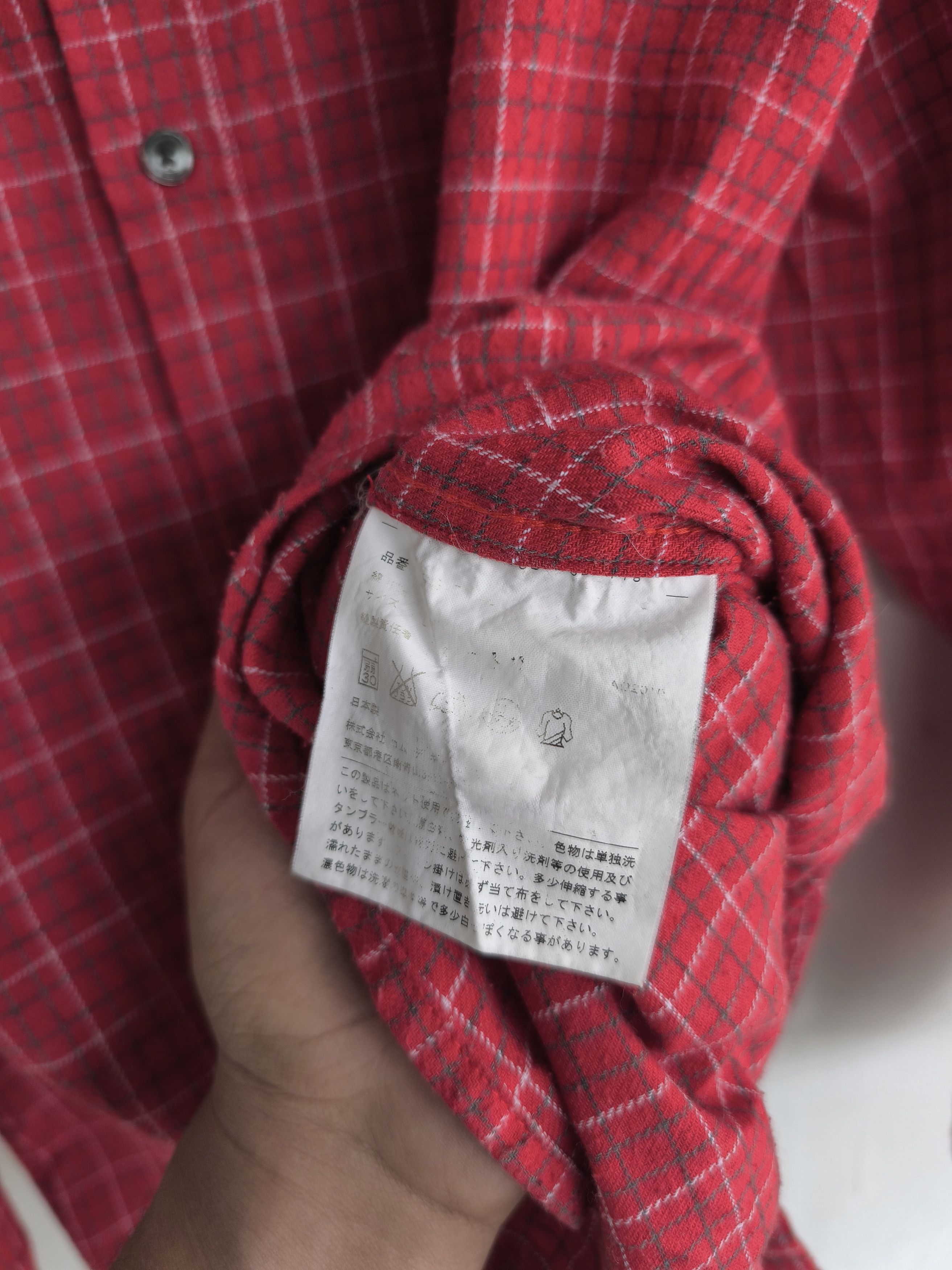 Comme des Garcons Comme des Garcons Homme plus plaid flannel Size US L / EU 52-54 / 3 - 3 Thumbnail