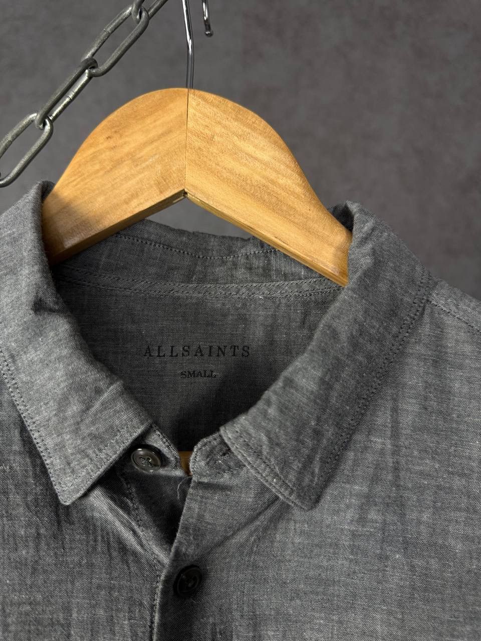 Allsaints Allsaints designer logo linen cotton shirt Size US S / EU 44-46 / 1 - 3 Thumbnail