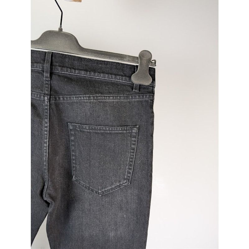Balenciaga o1rshd1 Skinny Distressed Slim-Fit Denim Jeans in Black Size US 29 - 14 Thumbnail
