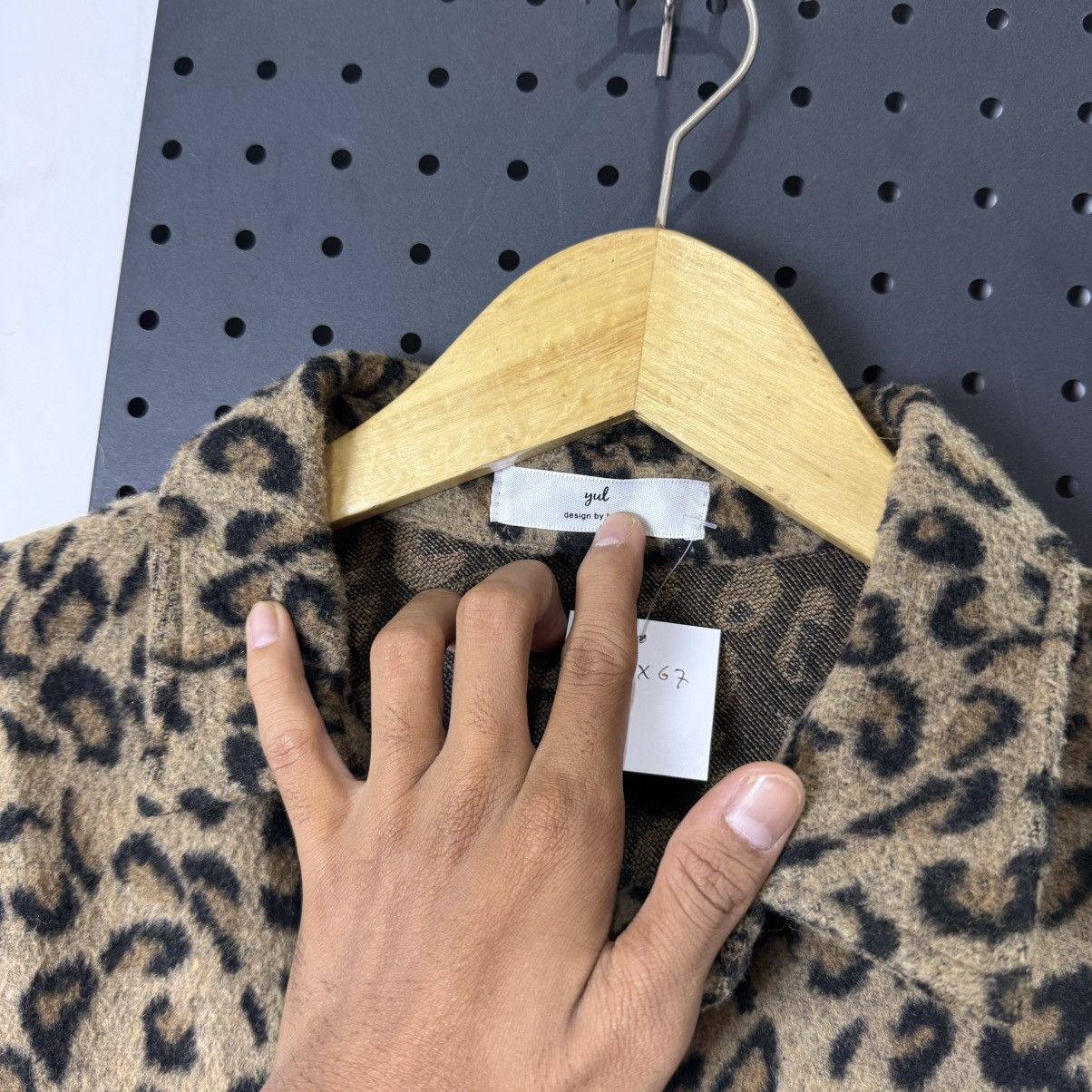 Japanese Brand Vintage YUL leopard wool two pocket shirt Size US XXL / EU 58 / 5 - 5 Thumbnail