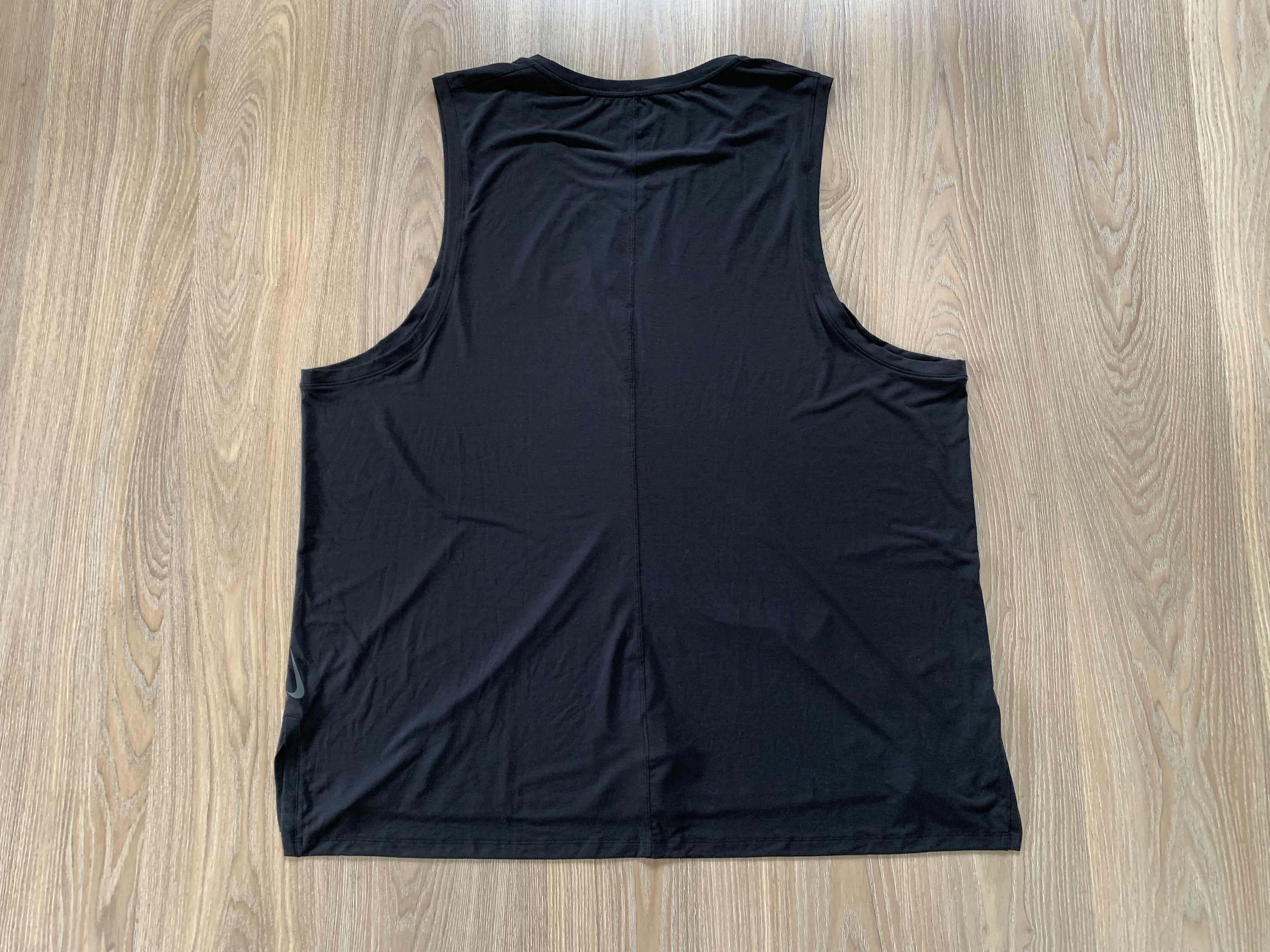Nike Nike Slim Fit Black Tank Top Sleeveless Size US XXL / EU 58 / 5 - 3 Thumbnail