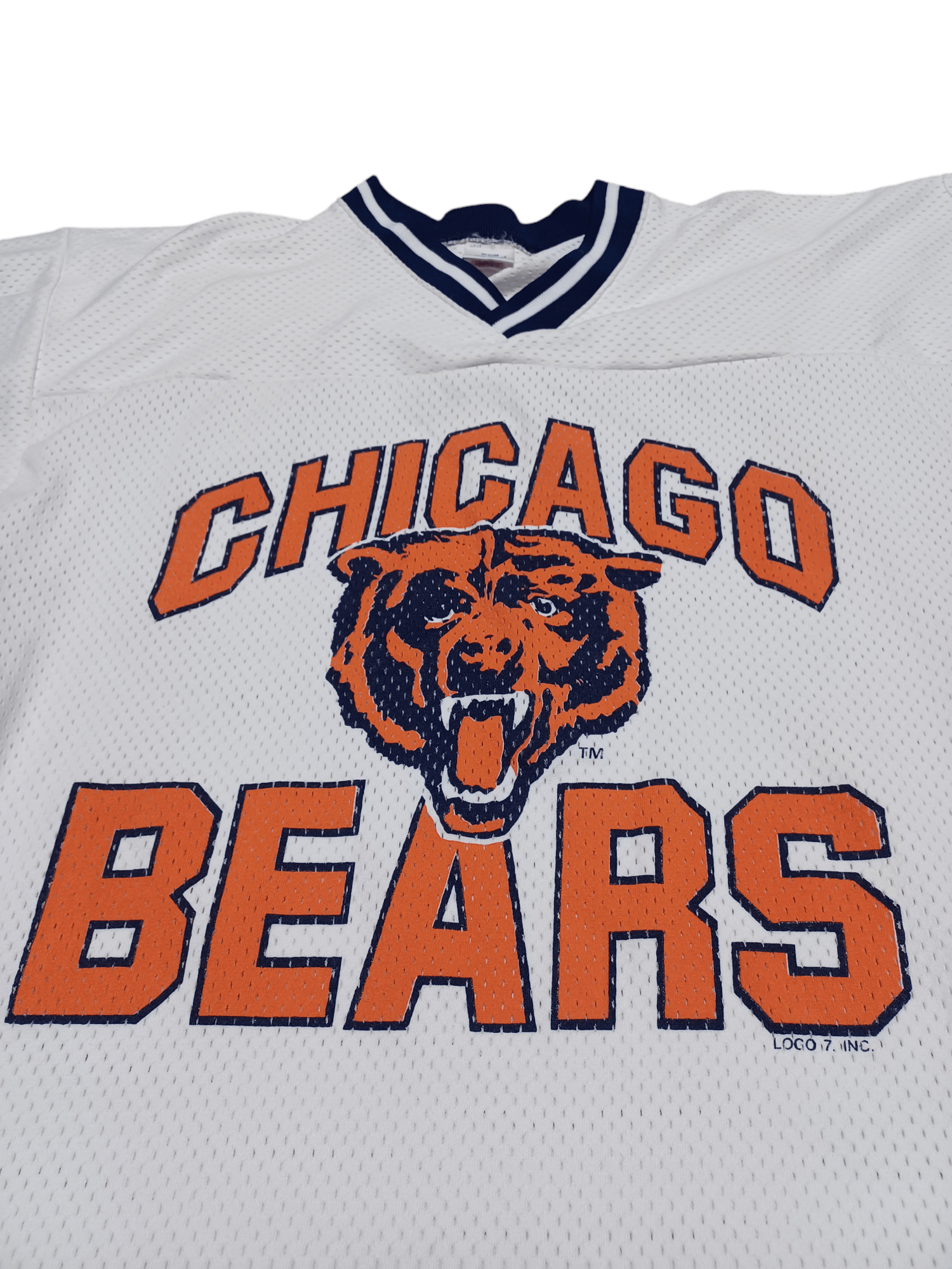 Logo 7 CHICAGO BEARS LOGO 7 MADE IN USA BEAR NFL VINTAGE JERSEY Size US XL / EU 56 / 4 - 2 Thumbnail