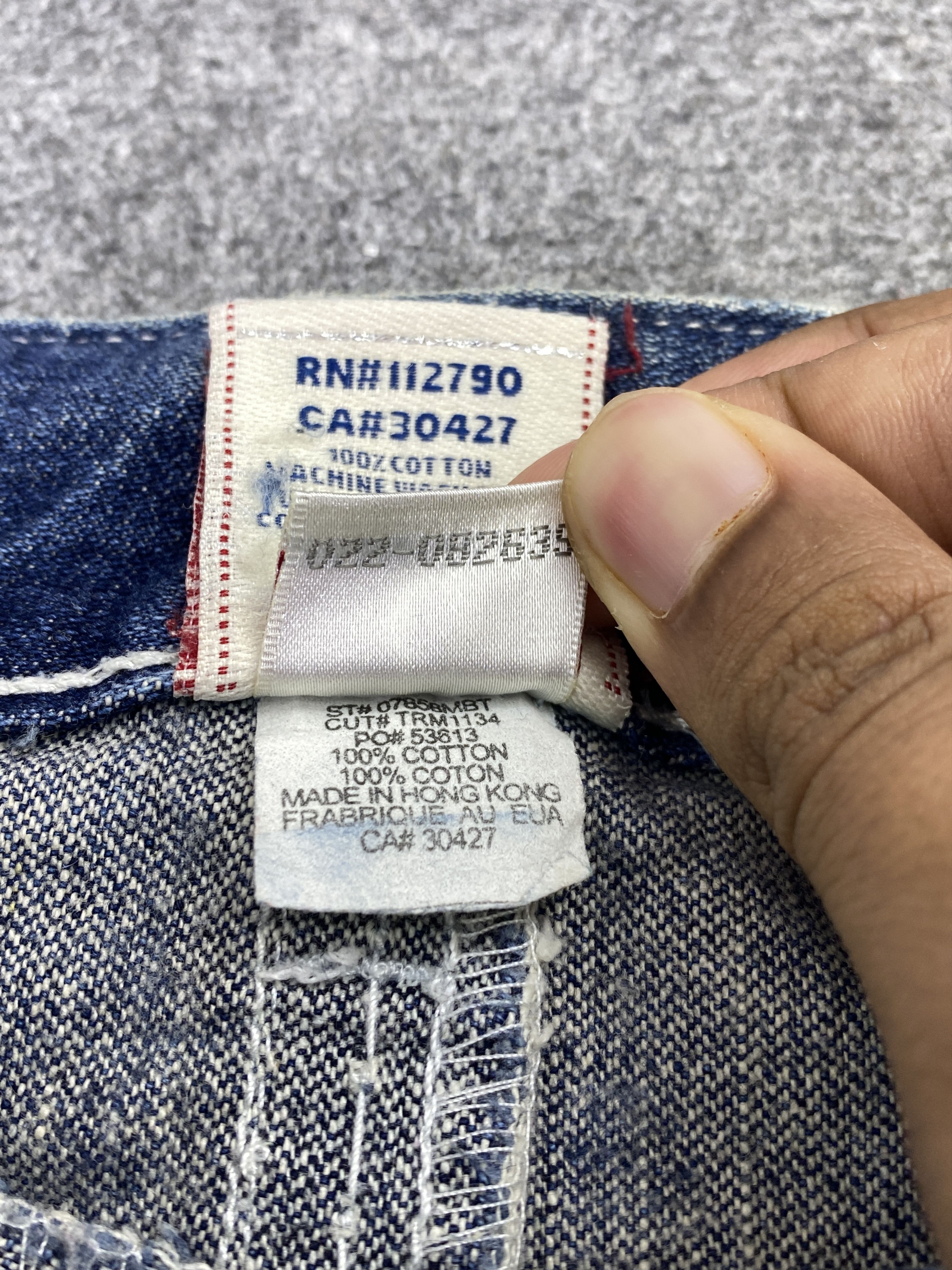 True Religion Vintage True Religion Blue Faded Jeans DP2878 Size US 34 / EU 50 - 6 Thumbnail