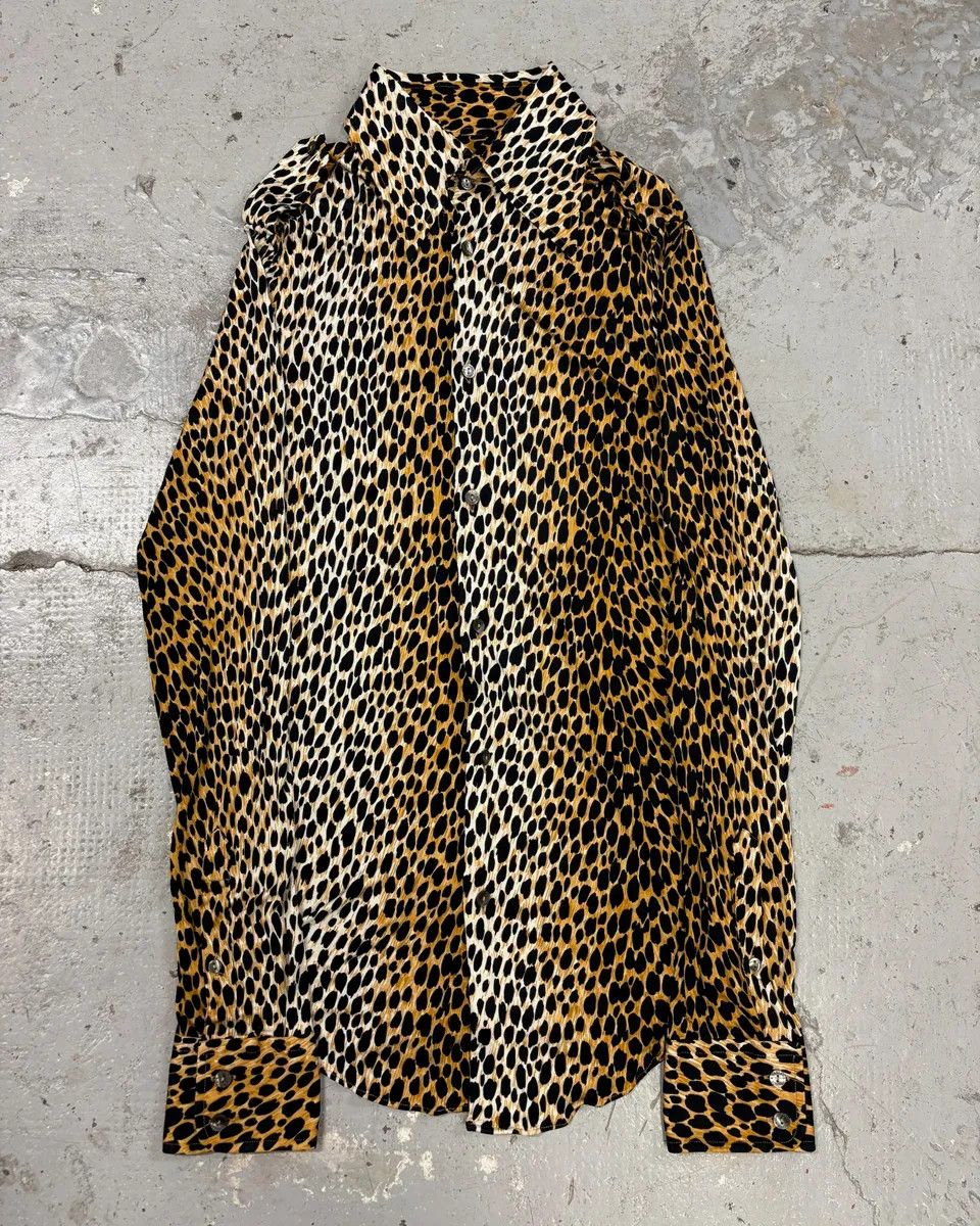 Dolce & Gabbana × Vintage SS2015 Dolce & Gabbana Leopard Shirt Size XS / US 0-2 / IT 36-38 - 1 Thumbnail