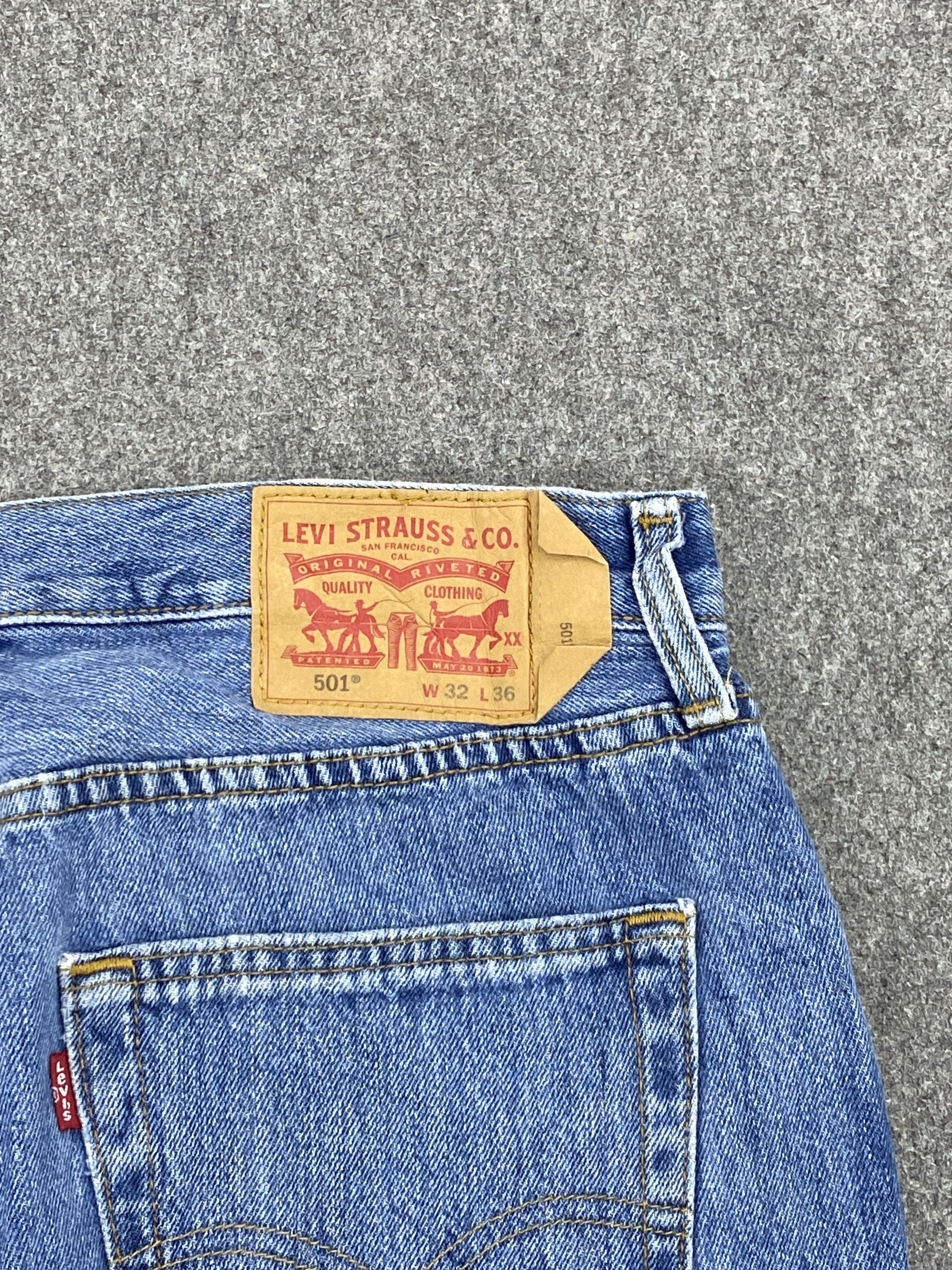 Levi's Blue Denim Vintage Levis 501 Jeans DP2660 Size US 31 - 5 Thumbnail