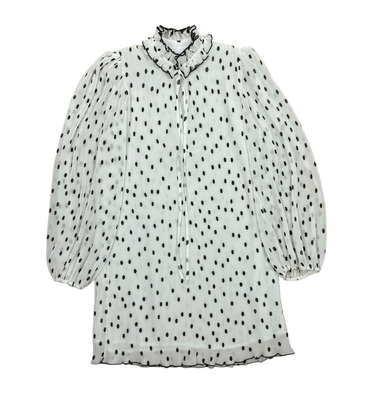 Ganni Ganni Polka Dot Shirt Dress Polyester size 36 Size XS / US 0-2 / IT 36-38 - 9 Thumbnail