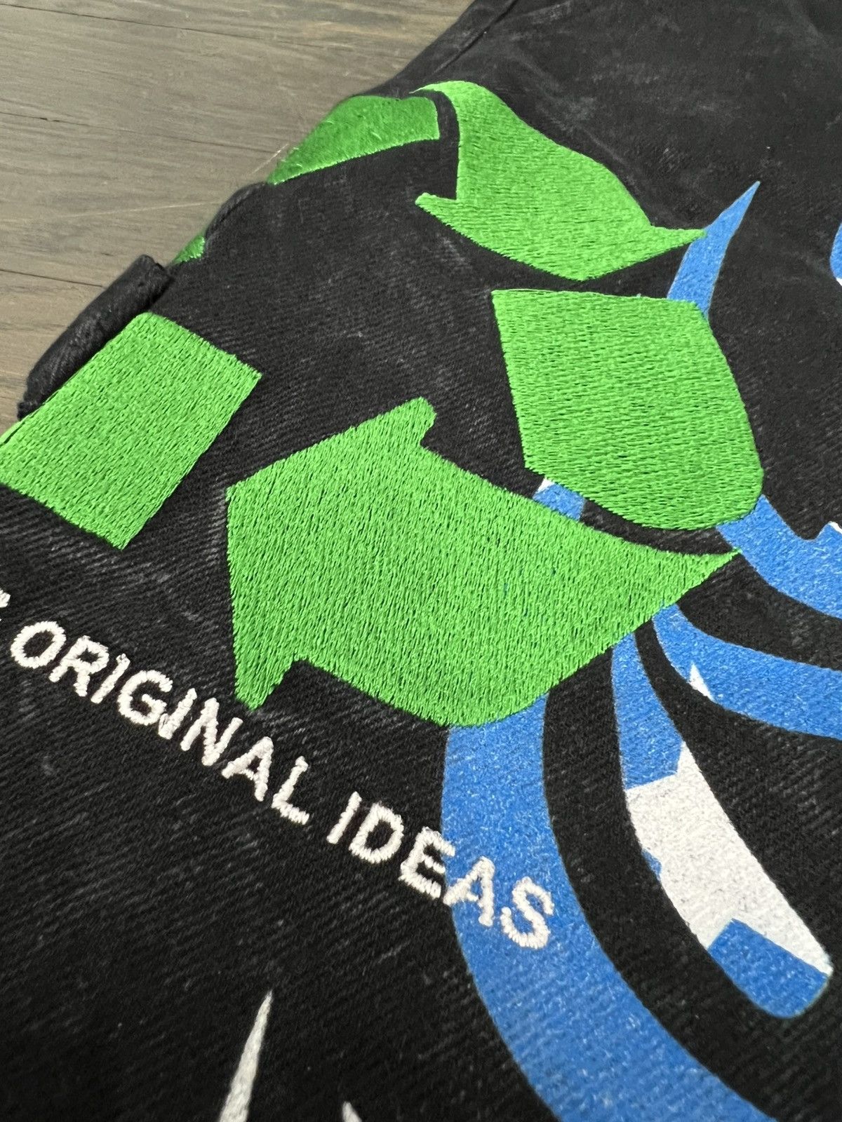 Who Decides War “Recycle original ideas” sample canvas shorts Size US 30 / EU 46 - 3 Thumbnail