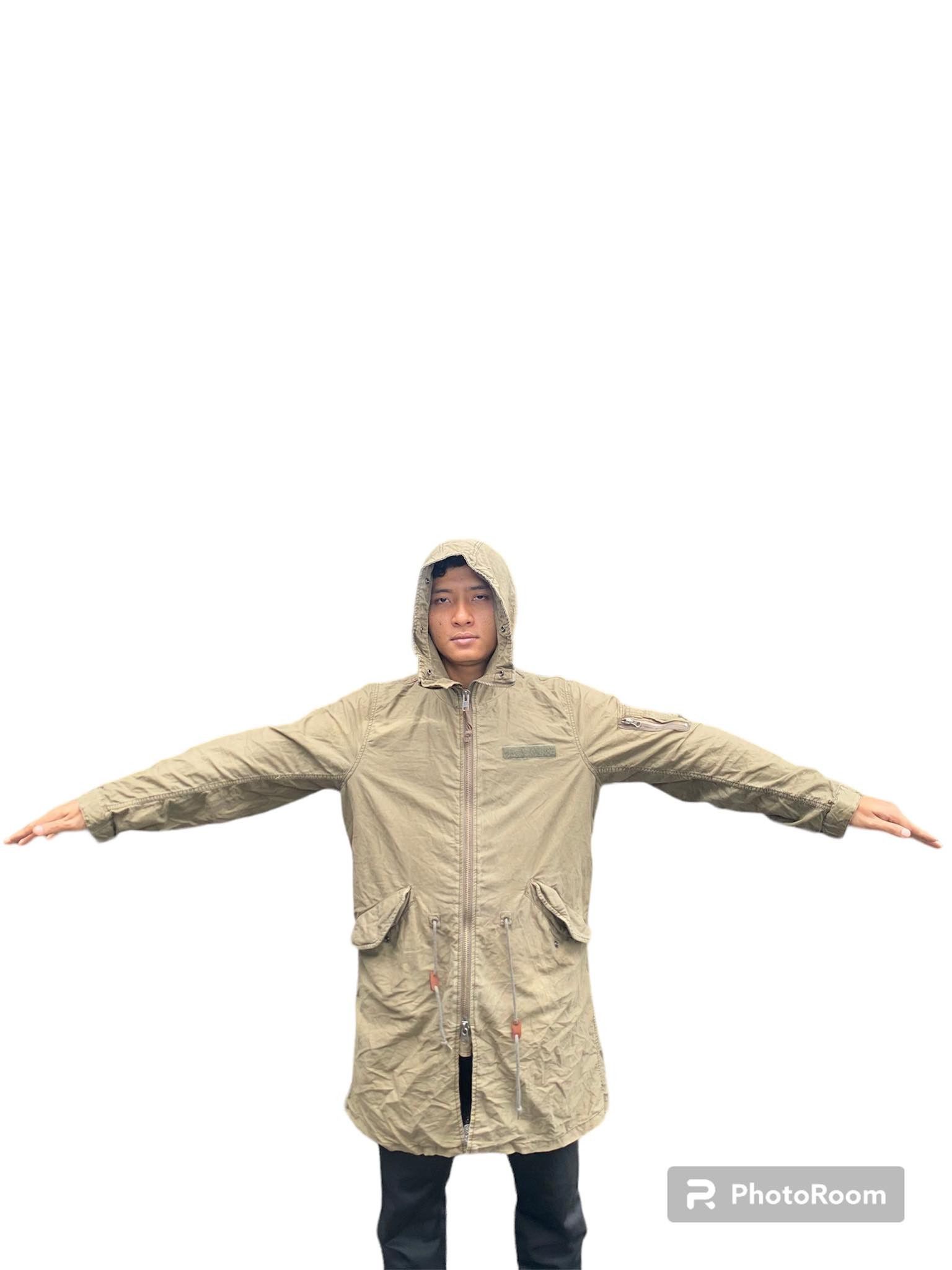Japanese Brand Vintage Japanese Brand Back Number Fishtail Parkas Hooded Size US L / EU 52-54 / 3 - 10 Thumbnail