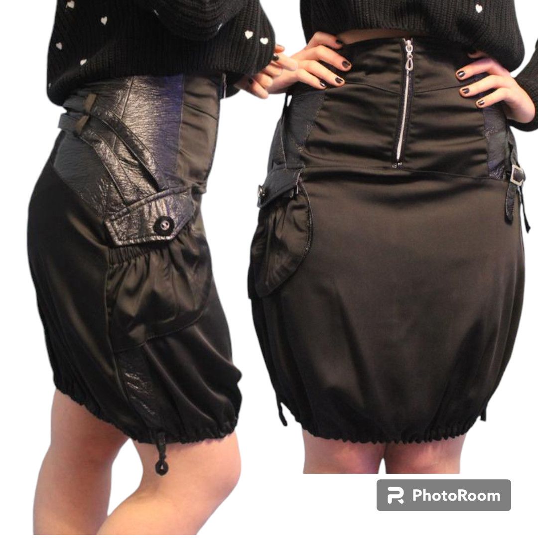 Japanese Brand Avant garde black skirt high waist sz M / 38 Size 30" / US 8 / IT 44 - 1 Thumbnail