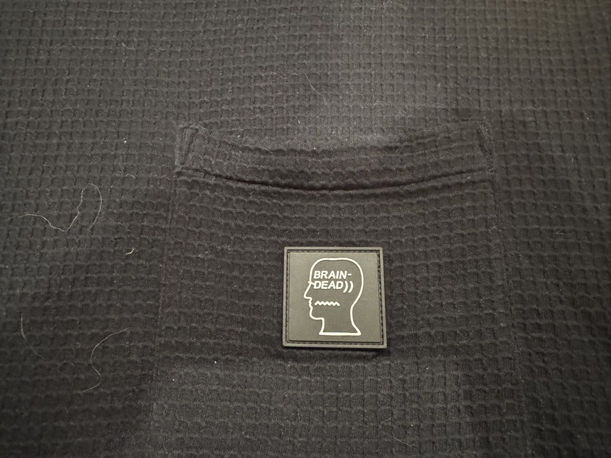 Brain Dead Brain Dead Thermal Waffle Short Sleeved Black T-Shirt Size US L / EU 52-54 / 3 - 4 Thumbnail