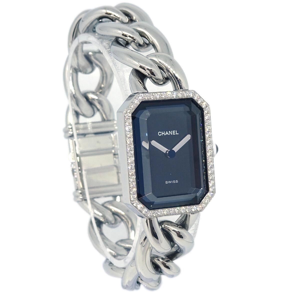 Chanel Chanel Premiere Chain Quartz Watch Stainless Steel with Diamond Bezel Size ONE SIZE - 1 Thumbnail