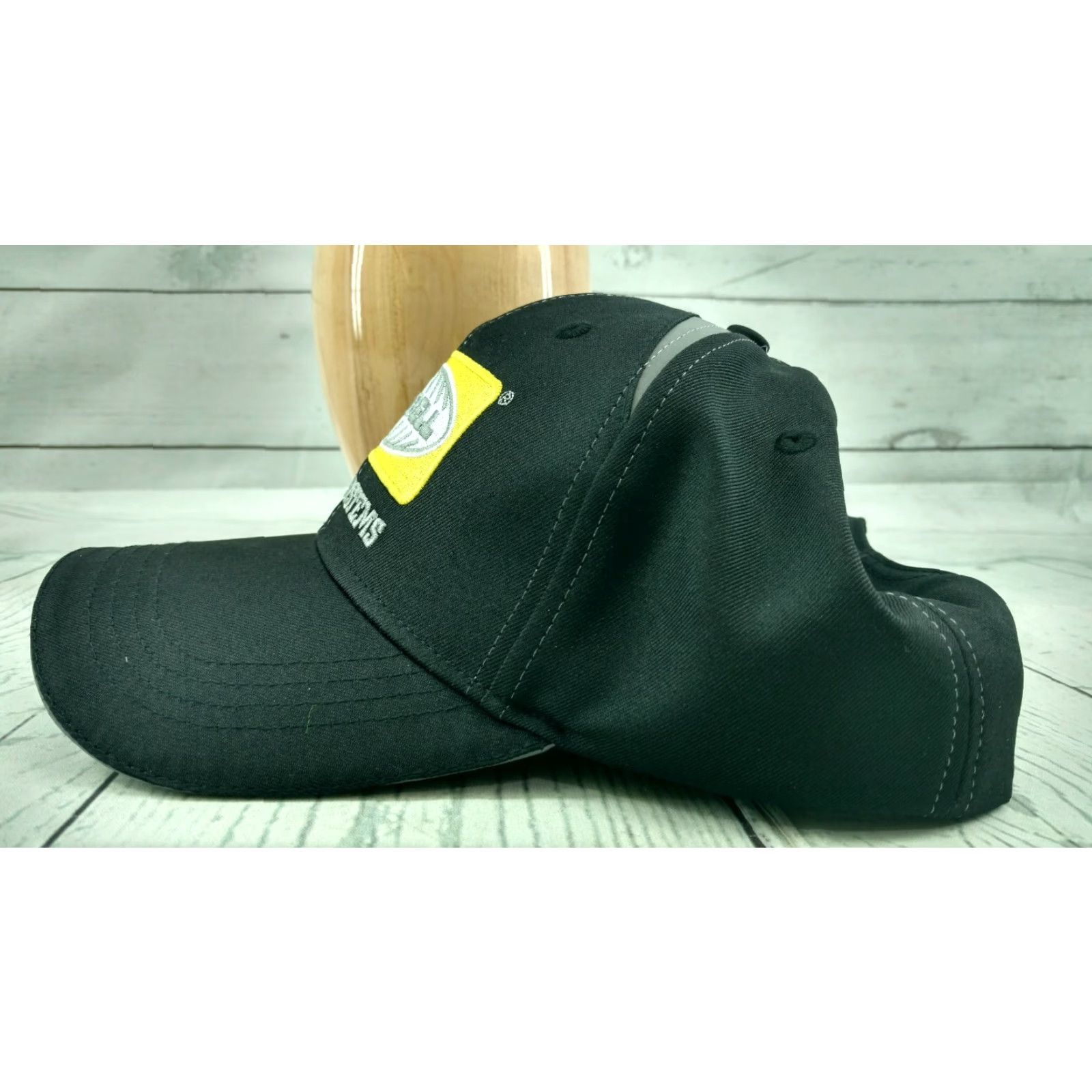 Vintage Cap America Hubbell Power Systems Trucker Hat Baseball Cap Adjustable Strapback Black Mens Size ONE SIZE - 4 Thumbnail