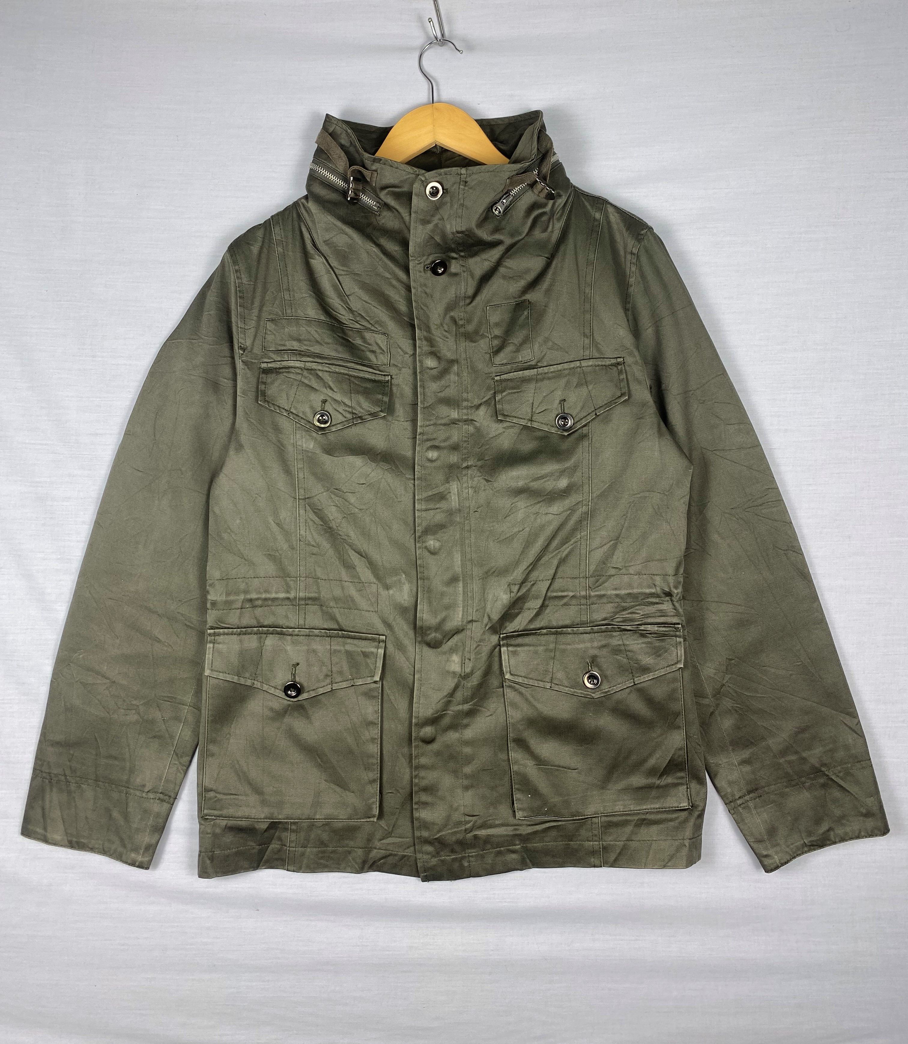 Japanese Brand Vintage Authentic Multi Pocket Zip Up Utility Jacket Size US L / EU 52-54 / 3 - 1 Thumbnail
