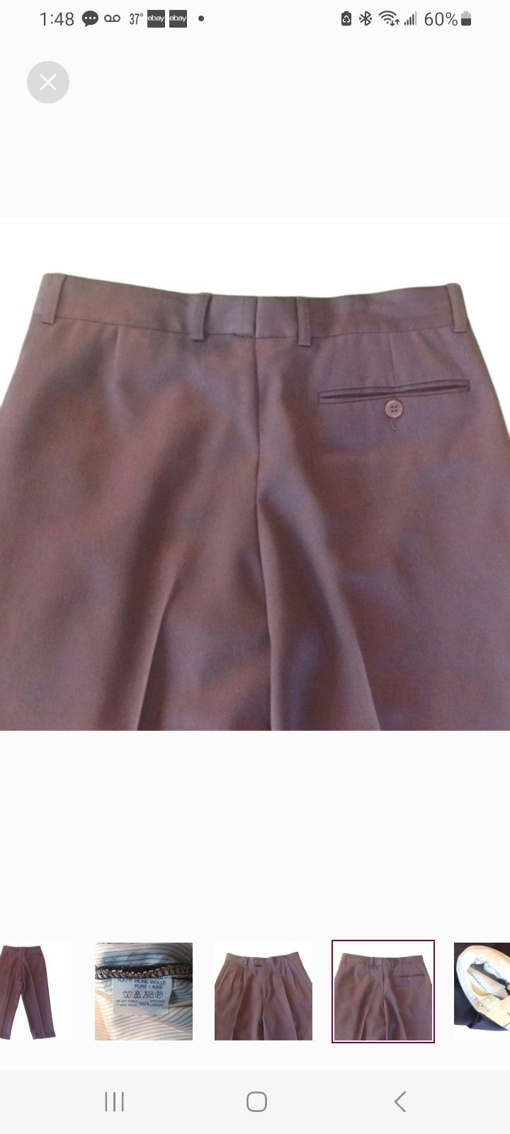 Zanella Zanella Men's Pants Size US 31 - 6 Thumbnail