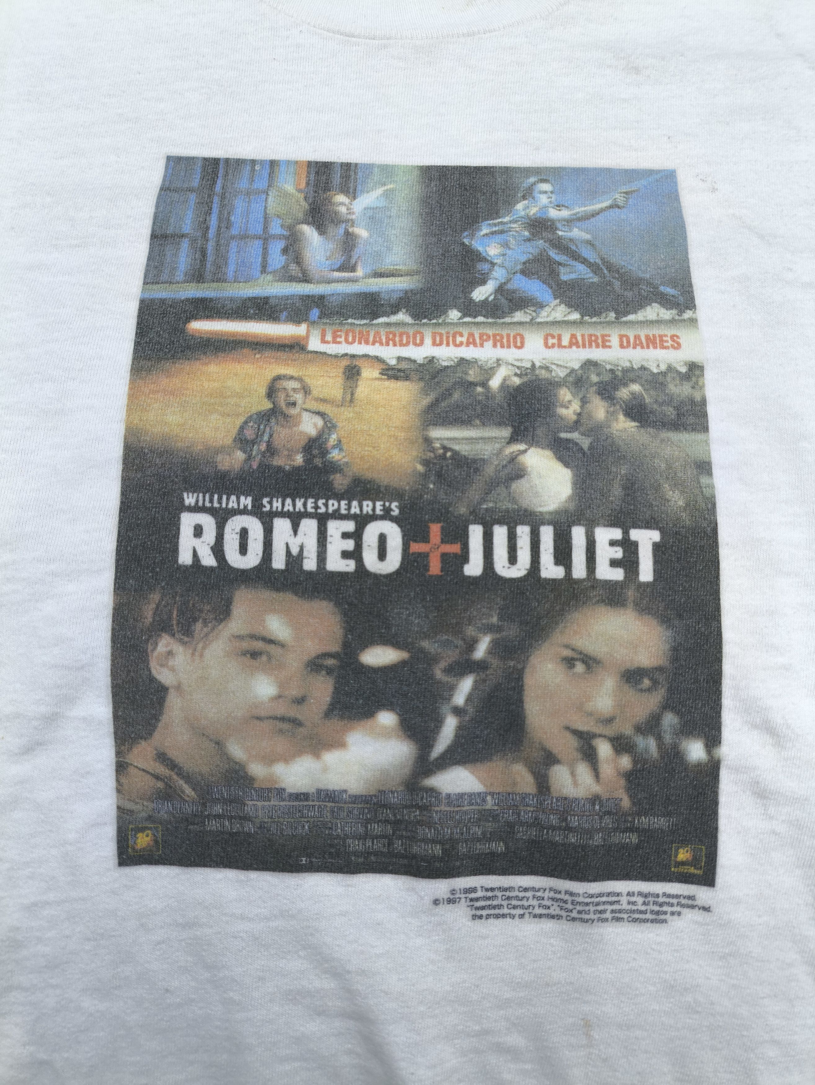 Vintage Romeo And Juliet Promo Tee 90s Rare Size US M / EU 48-50 / 2 - 2 Thumbnail