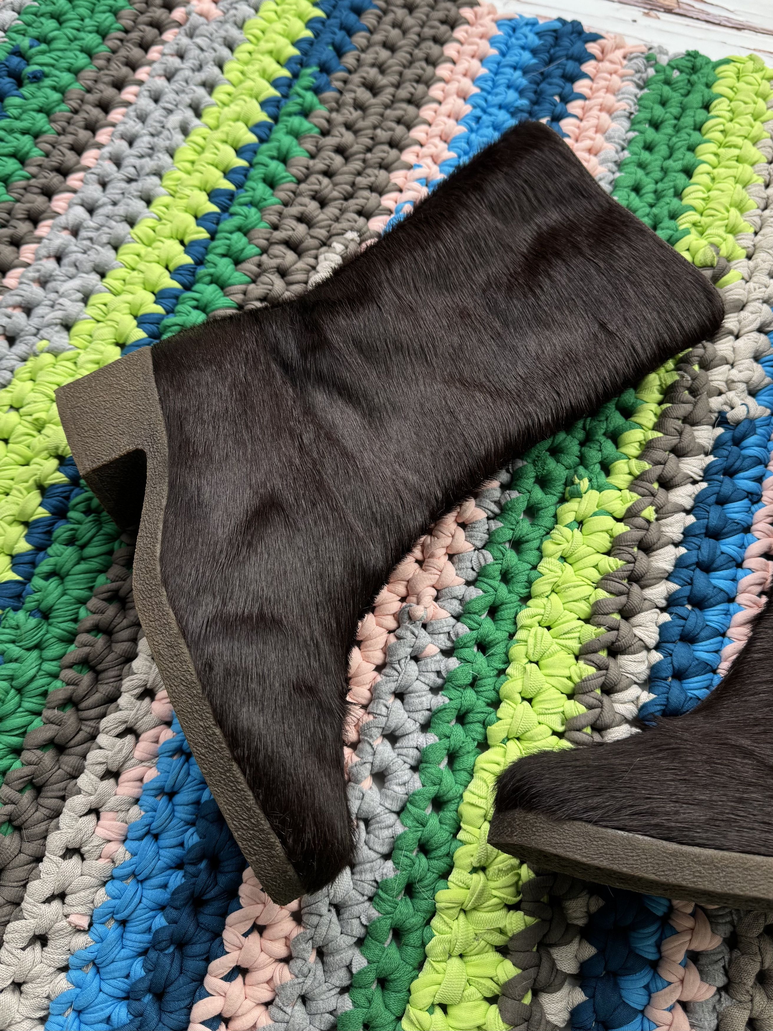 Hysteric Glamour Vintage Real Fur Boots (D15) Size US 7 / IT 37 - 2 Thumbnail