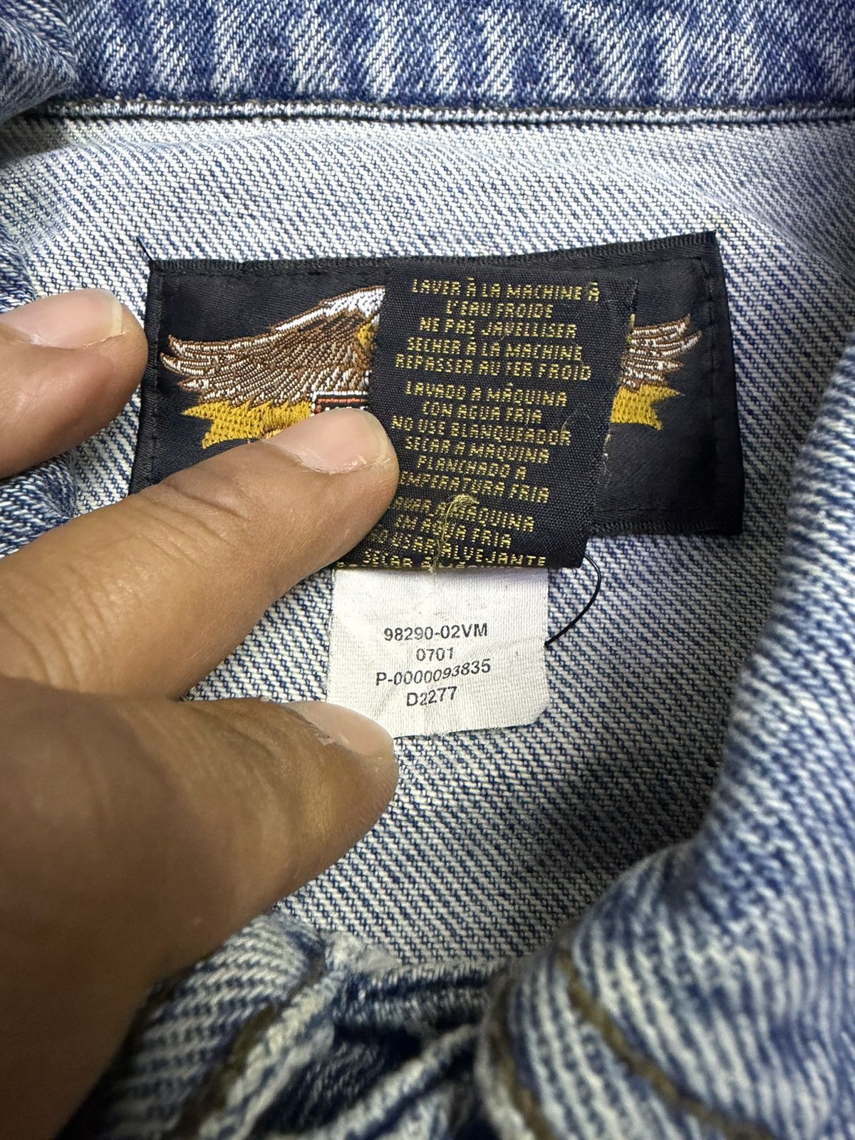 Harley Davidson Vintage Harley Davidson Denim Jacket Size US S / EU 44-46 / 1 - 5 Thumbnail