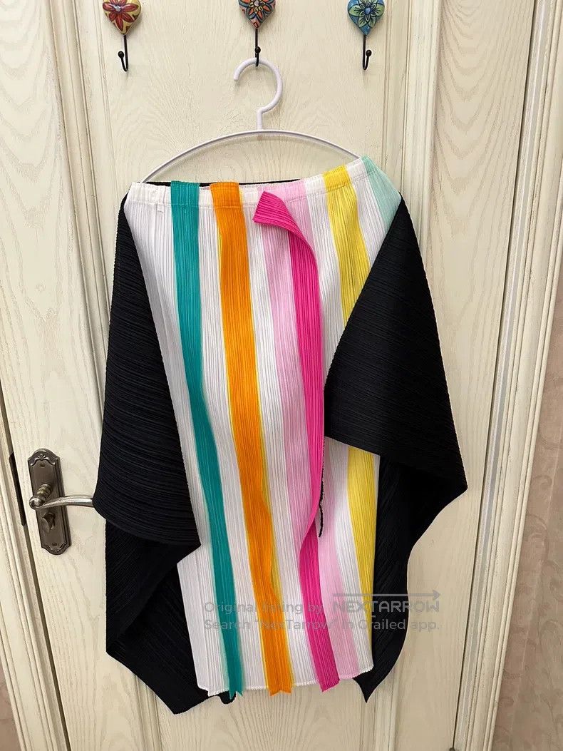 Issey Miyake Black Sushi Midi Skirt