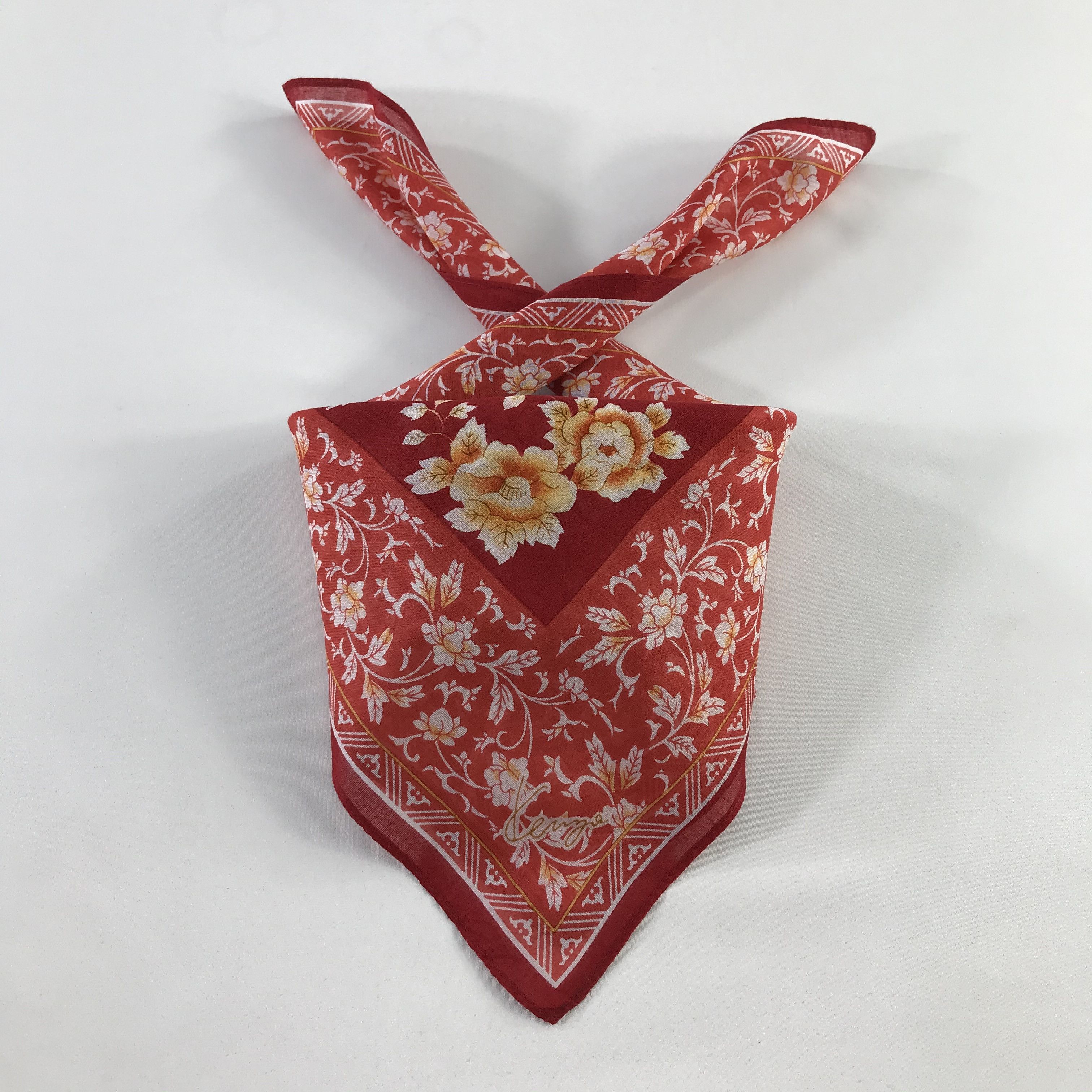 Kenzo × Vintage Kenzo Bandana / Handkerchief / Neckerchief - S824 Size ONE SIZE - 3 Thumbnail