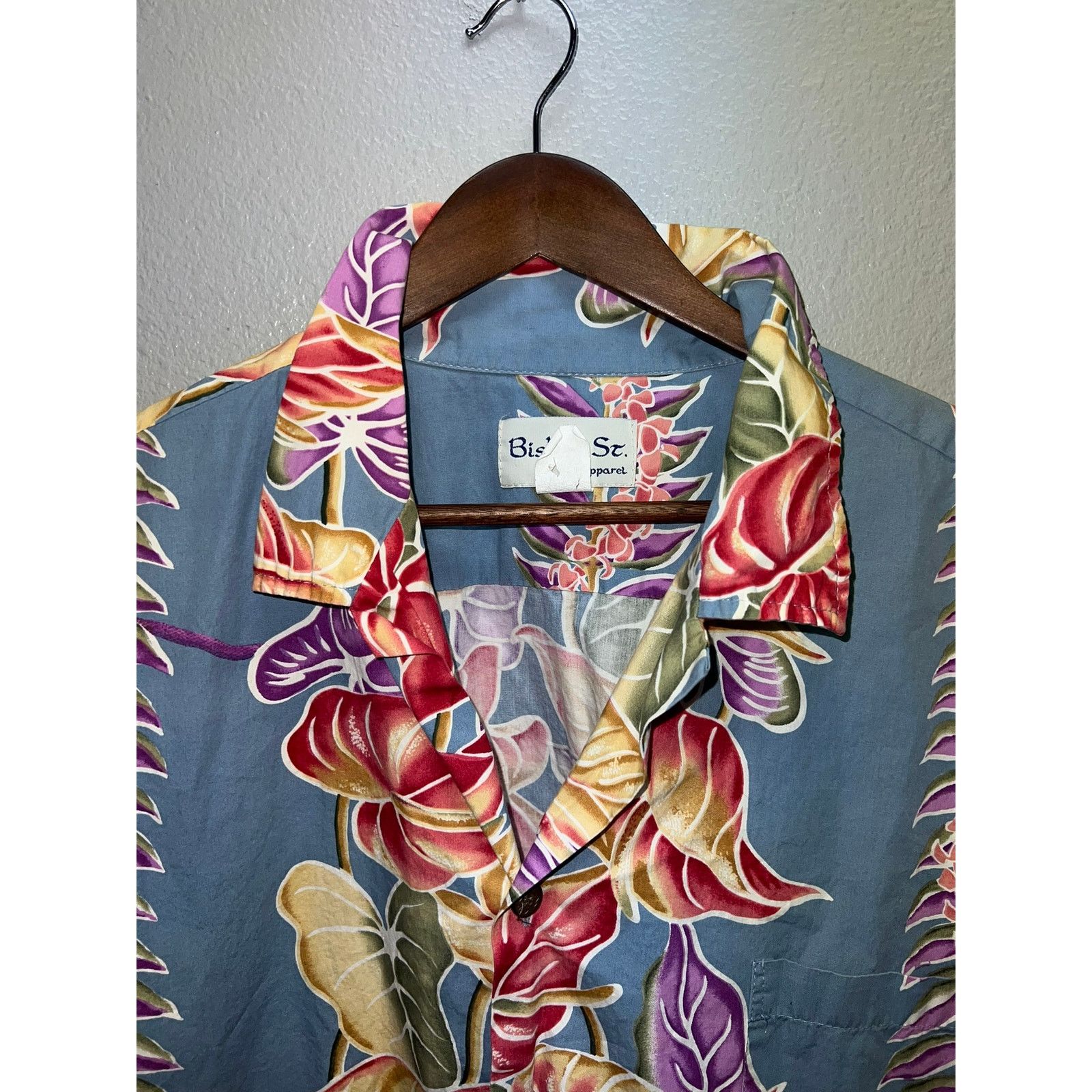 Vintage Vintage Bishop St Hawaiian Shirt Button Down Floral VTG 3XL Size US XXL / EU 58 / 5 - 6 Thumbnail